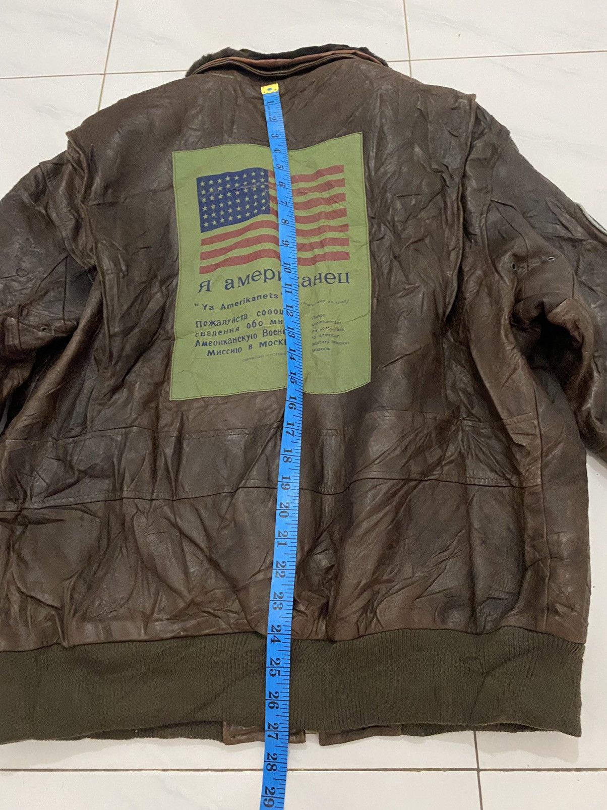 Genuine Leather 🔥Vintage🔥 G-1 US Navy Top Gun Leather Jacket Size US XL / EU 56 / 4 - 14 Thumbnail
