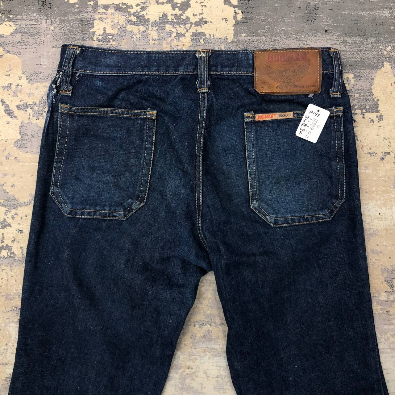 Vintage P197 VTG BORMAN FLARED DENIM Size US 32 / EU 48 - 4 Thumbnail