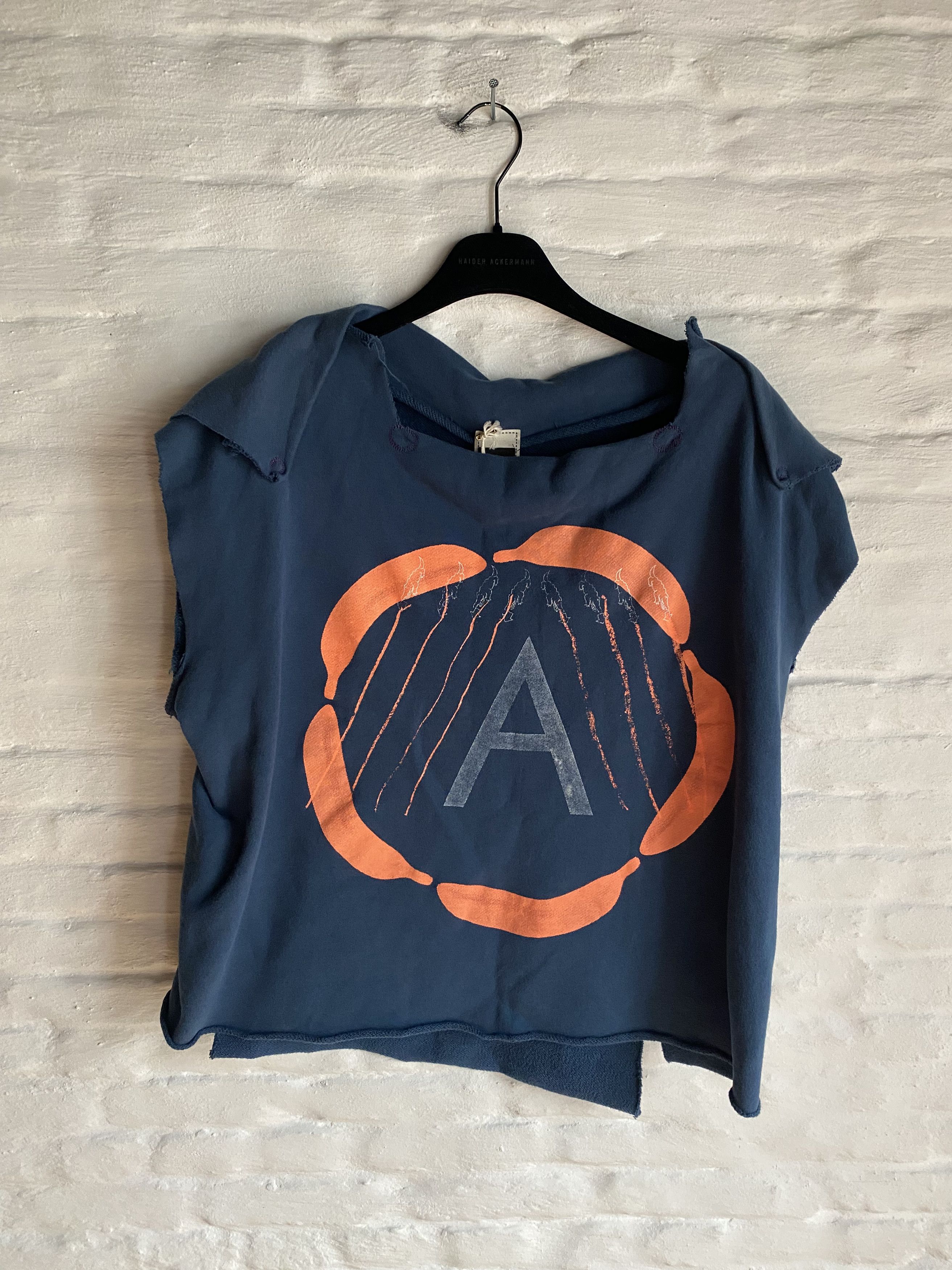 image of Bernhard Willhelm Top in Blue, Men's (Size Medium)
