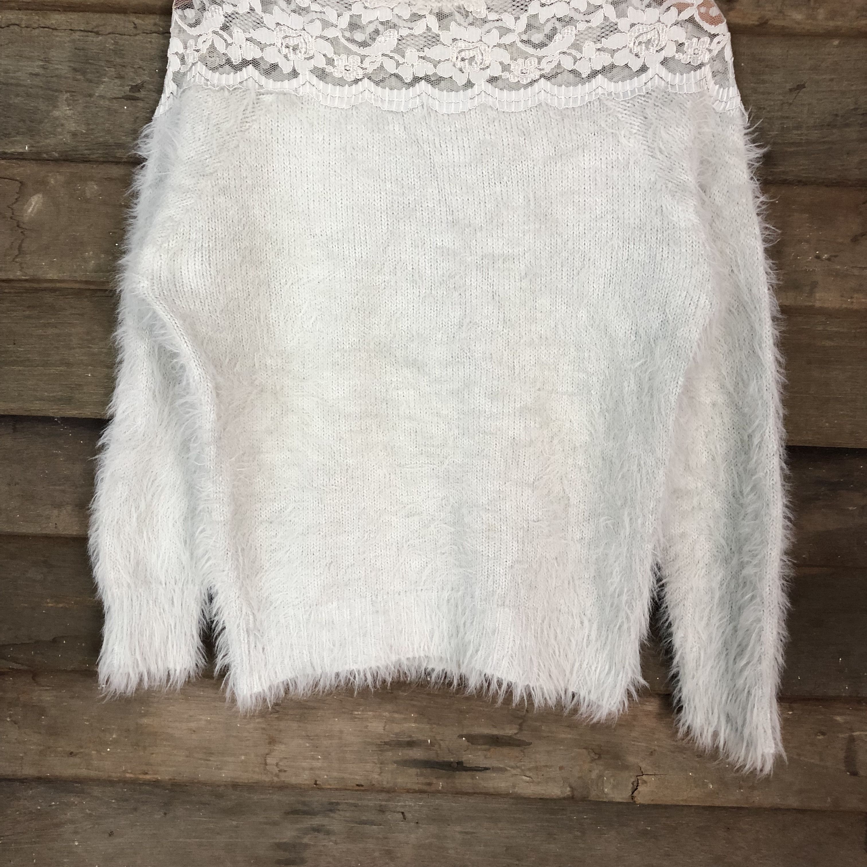 Homespun Knitwear Igni Shag Shaggy sexy Fur Mohair Knitwear #6716 Size M / US 6-8 / IT 42-44 - 3 Thumbnail