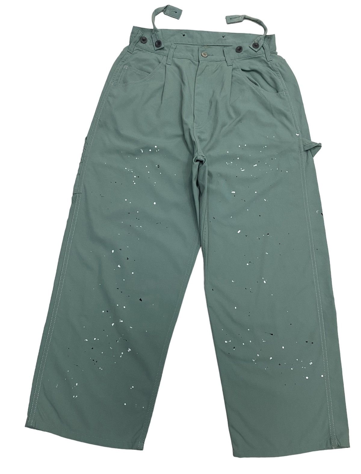 Carhartt × Stussy 🇯🇵GRAIL🔥PAINTERS SMOKEY GREEN CARPENTER LIKE CARHARTT Size US 30 / EU 46 - 3 Thumbnail