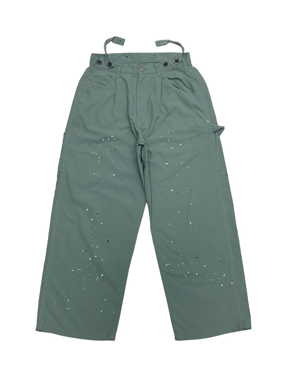 Carhartt × Stussy 🇯🇵GRAIL🔥PAINTERS SMOKEY GREEN CARPENTER LIKE CARHARTT Size US 30 / EU 46 - 1 Thumbnail