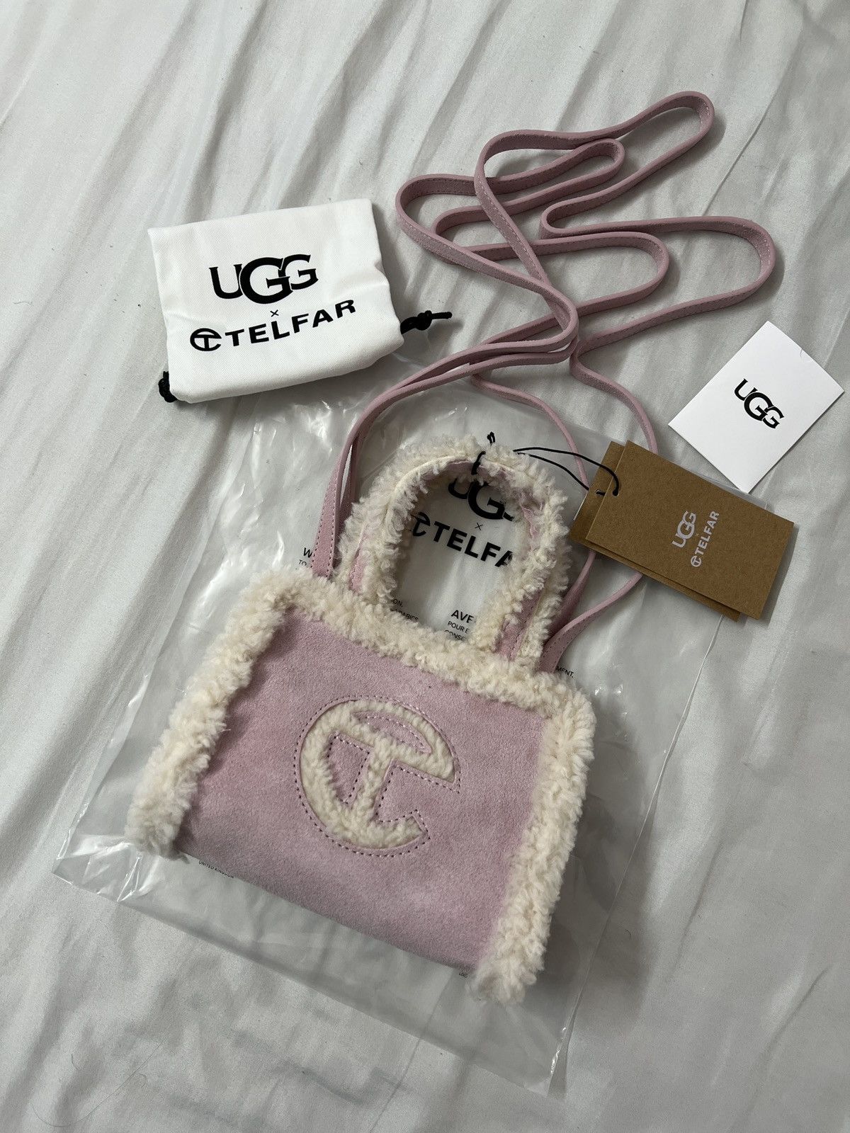 Telfar x UGG Shopping Bag Small Pink