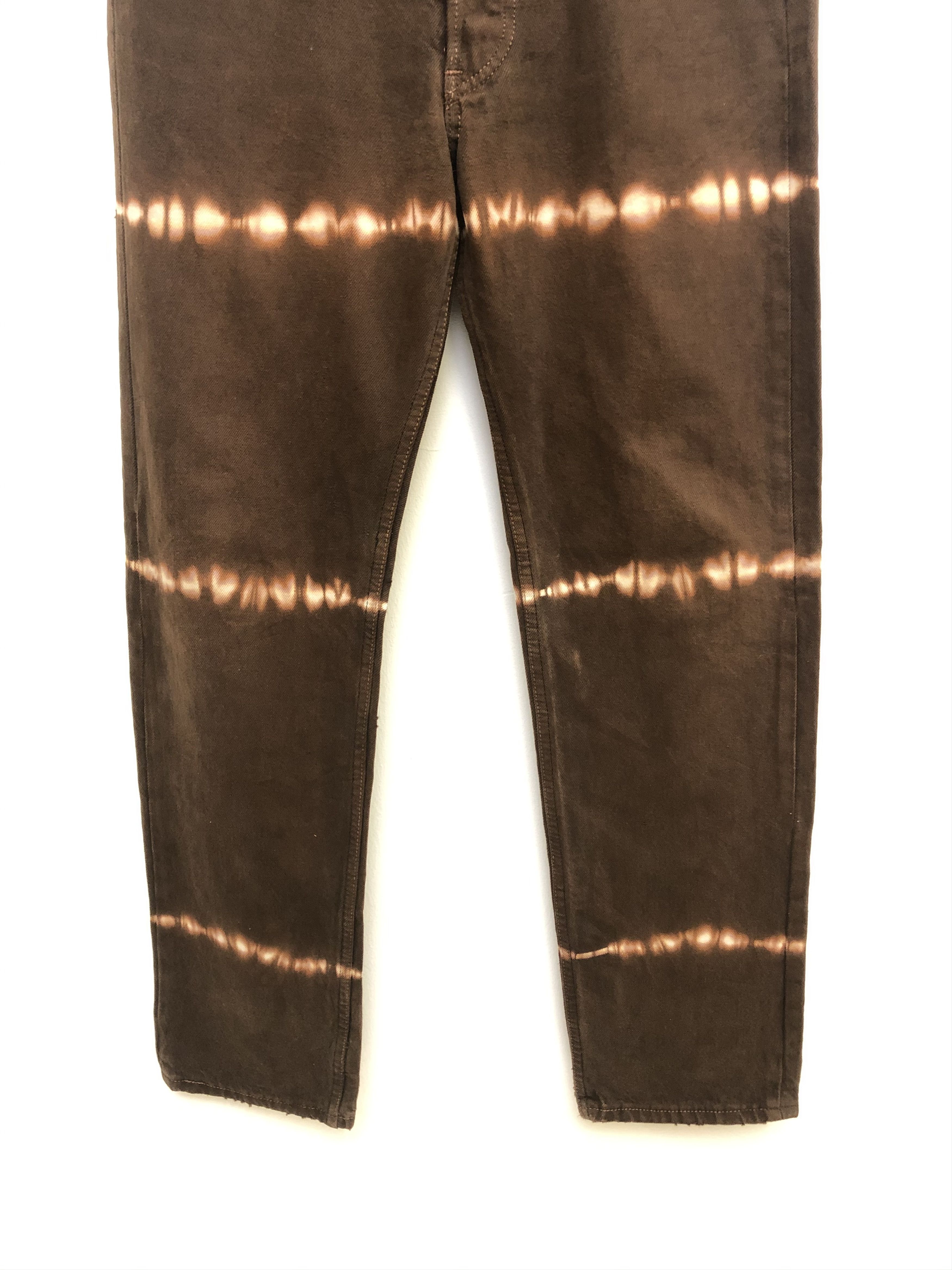 Levi's Vintage Late 80's Levis 501 Brown Tie Dye Jeans Size US 30 / EU 46 - 3 Thumbnail