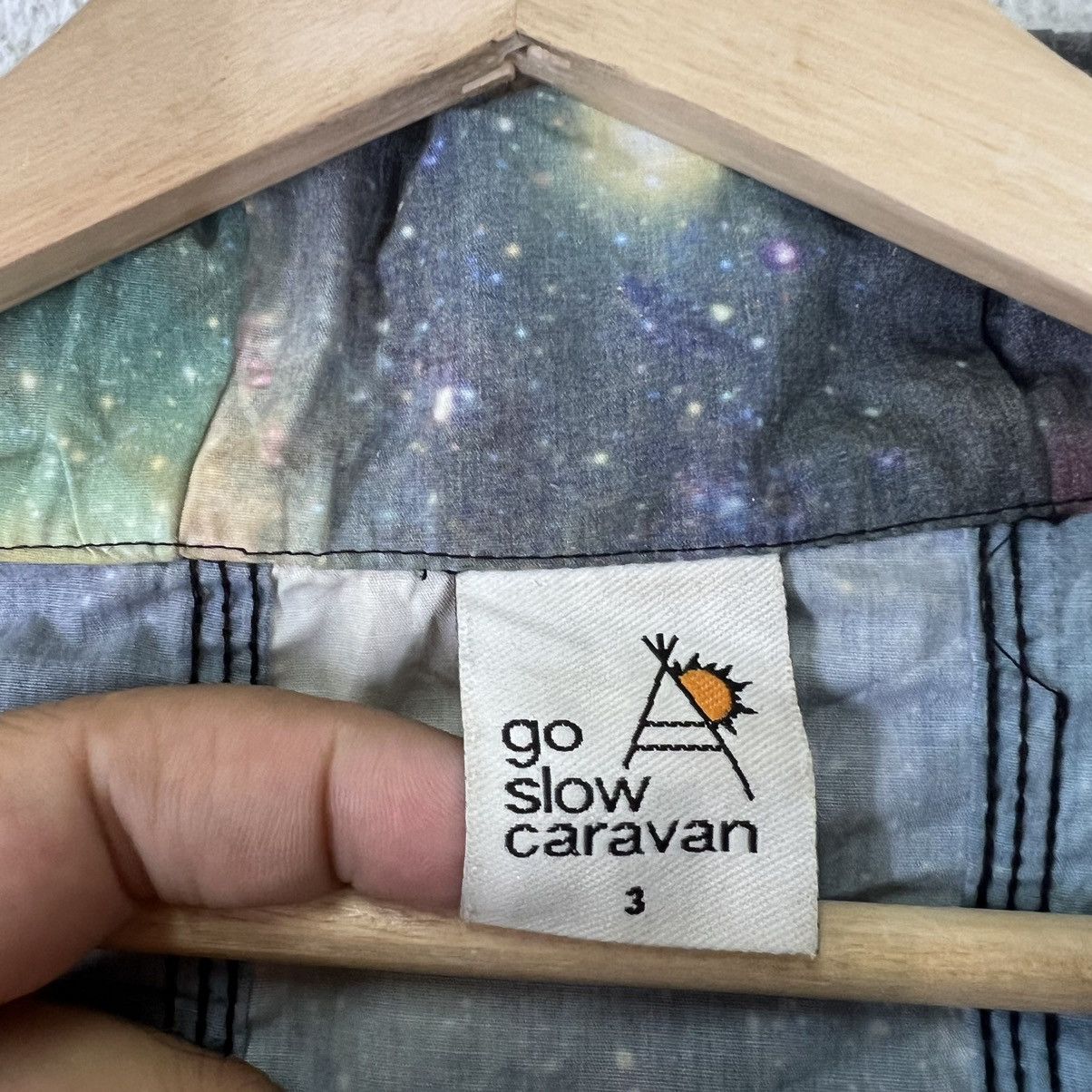 Japanese Brand RARE DESIGN JACKET GO SLOW CARAVAN JAPAN MADE Size US M / EU 48-50 / 2 - 10 Thumbnail