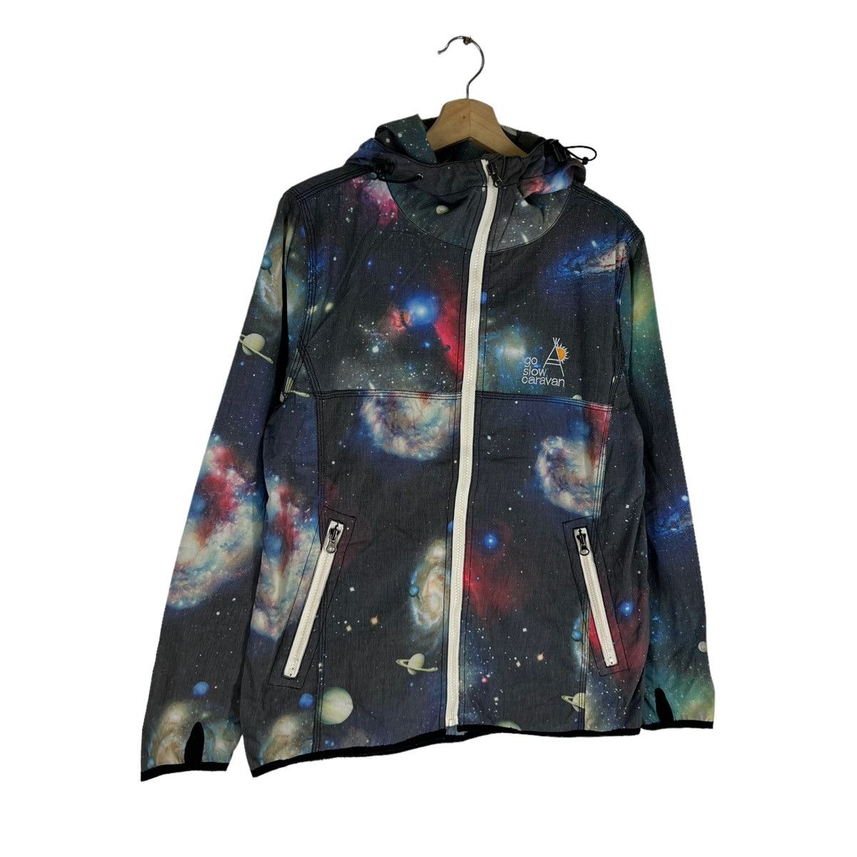Japanese Brand RARE DESIGN JACKET GO SLOW CARAVAN JAPAN MADE Size US M / EU 48-50 / 2 - 6 Thumbnail