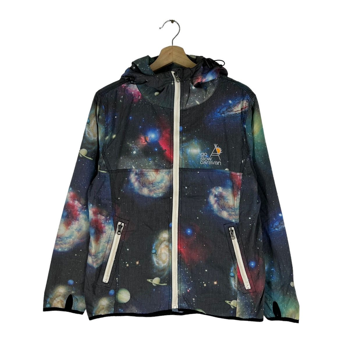 Japanese Brand RARE DESIGN JACKET GO SLOW CARAVAN JAPAN MADE Size US M / EU 48-50 / 2 - 1 Thumbnail