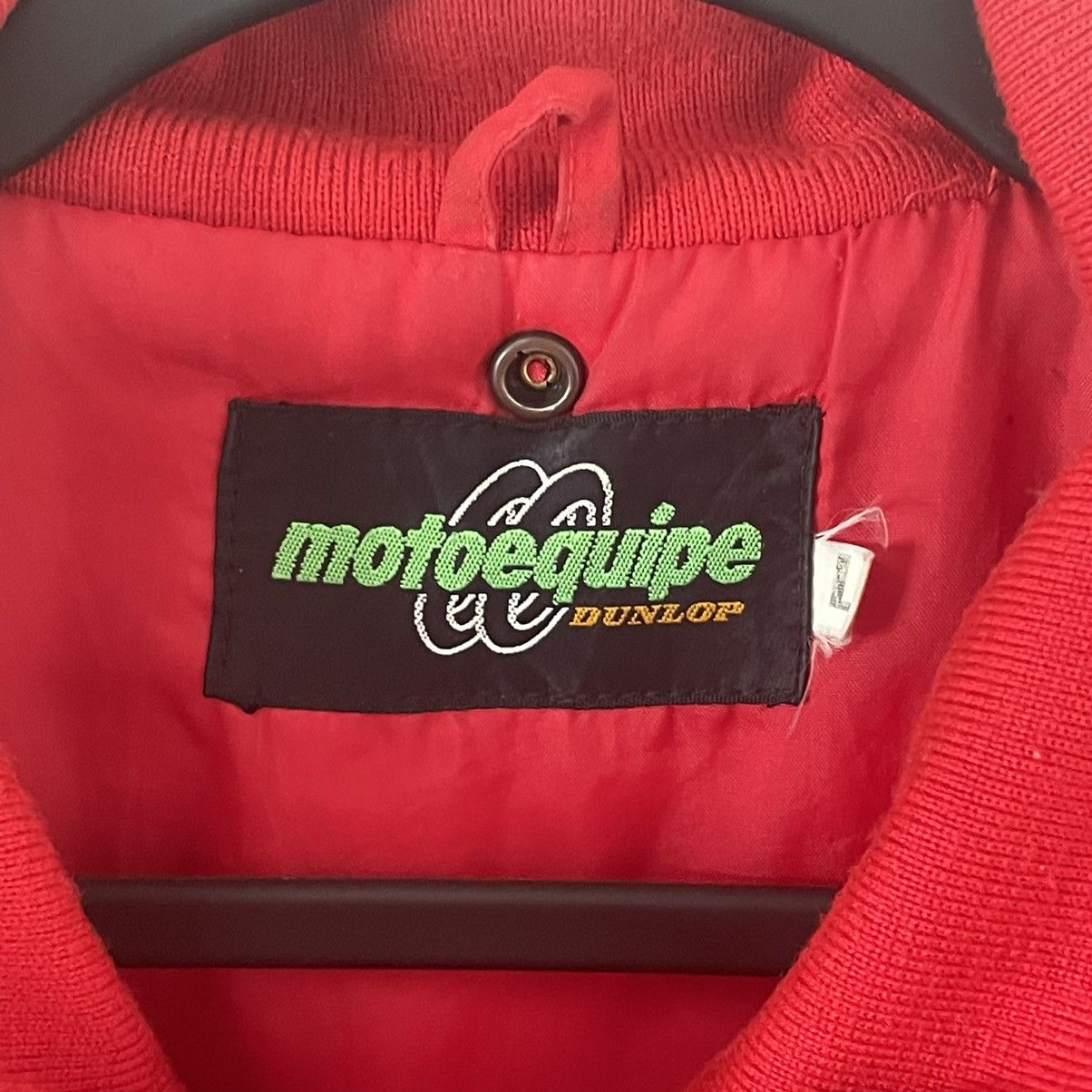 Dunlop × Vintage 90s Akira Style Moto Jacket Size US L / EU 52-54 / 3 - 4 Thumbnail