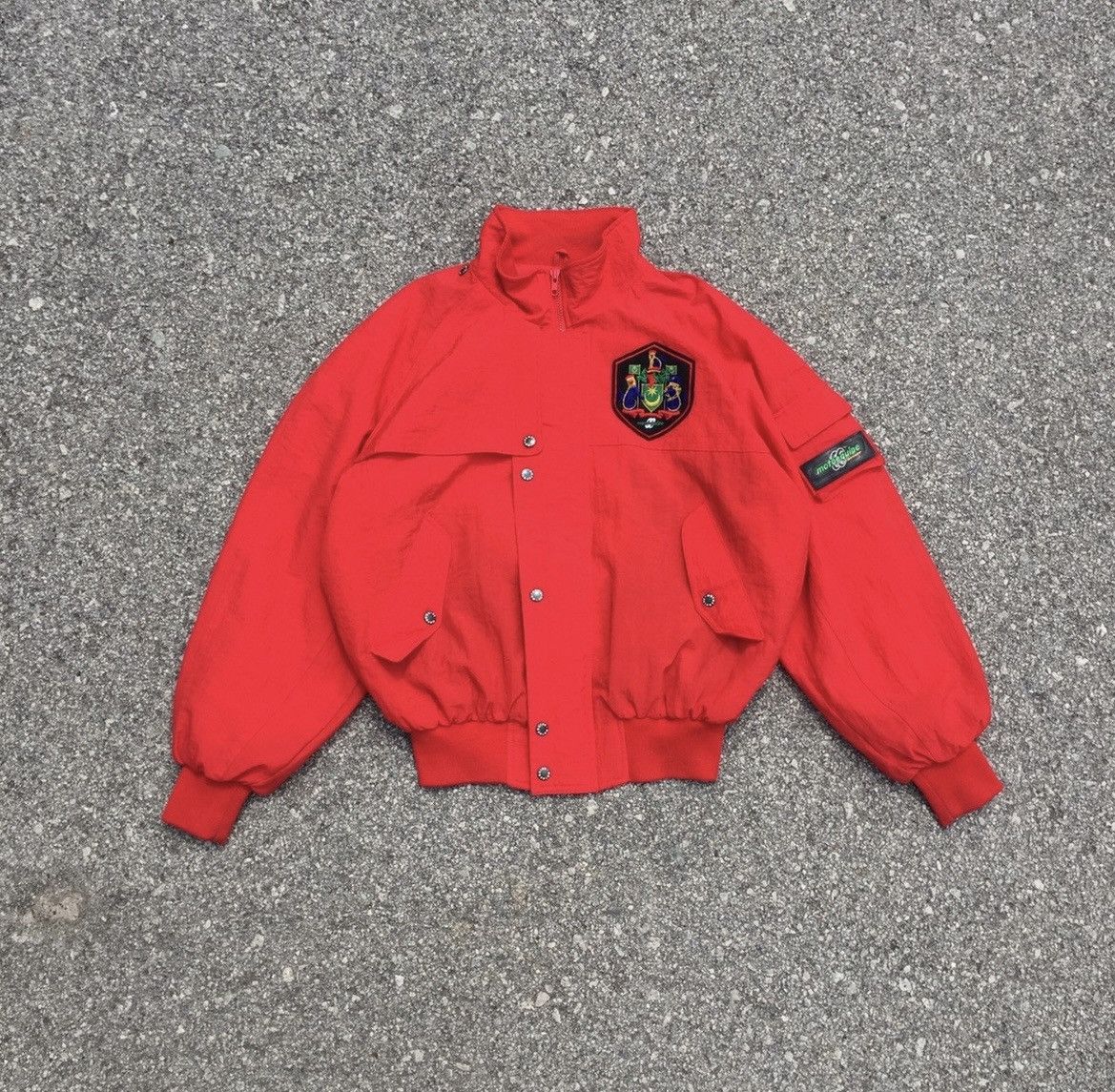 Dunlop × Vintage 90s Akira Style Moto Jacket Size US L / EU 52-54 / 3 - 1 Thumbnail