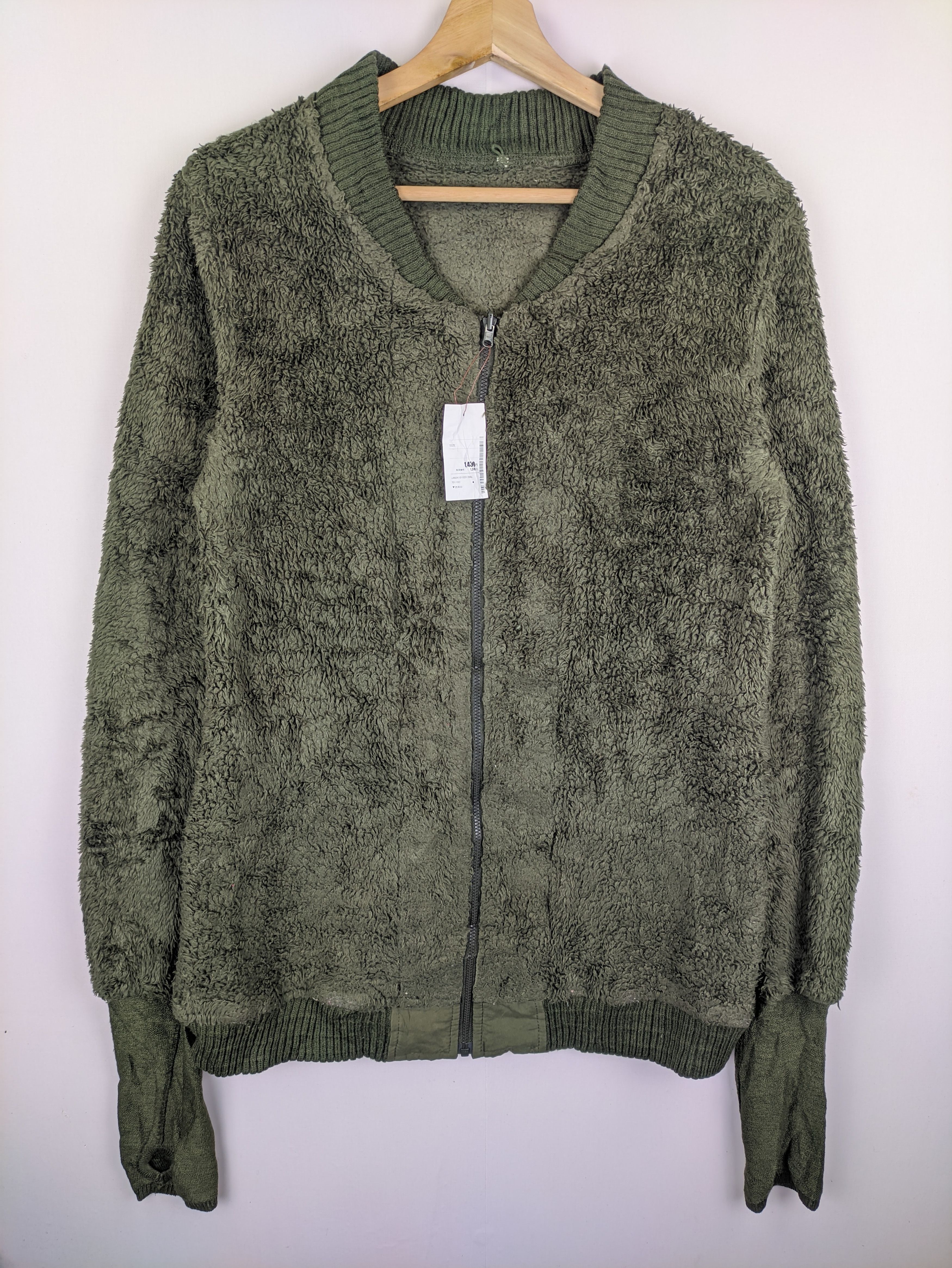 Japanese Brand Steals🔥Sherpa Sweater Jacket by 2nd Street Size M / US 6-8 / IT 42-44 - 1 Thumbnail