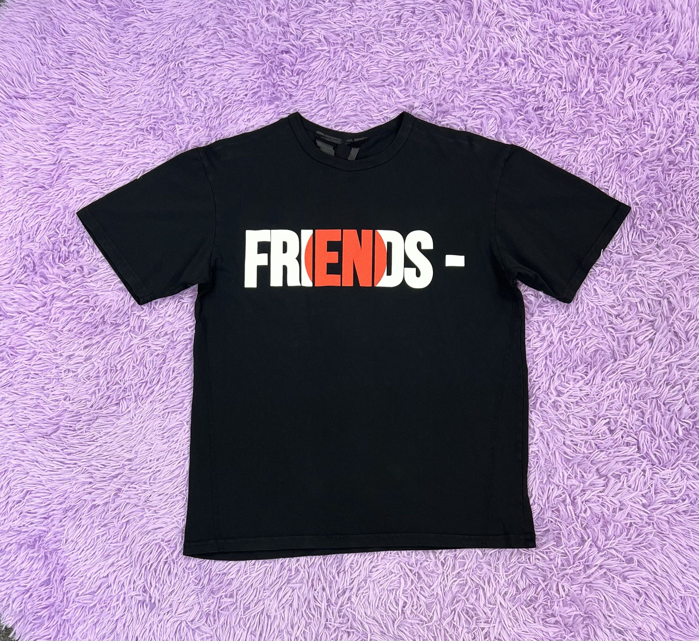 image of Vlone Friends Japan Tee Small in Black, Men's