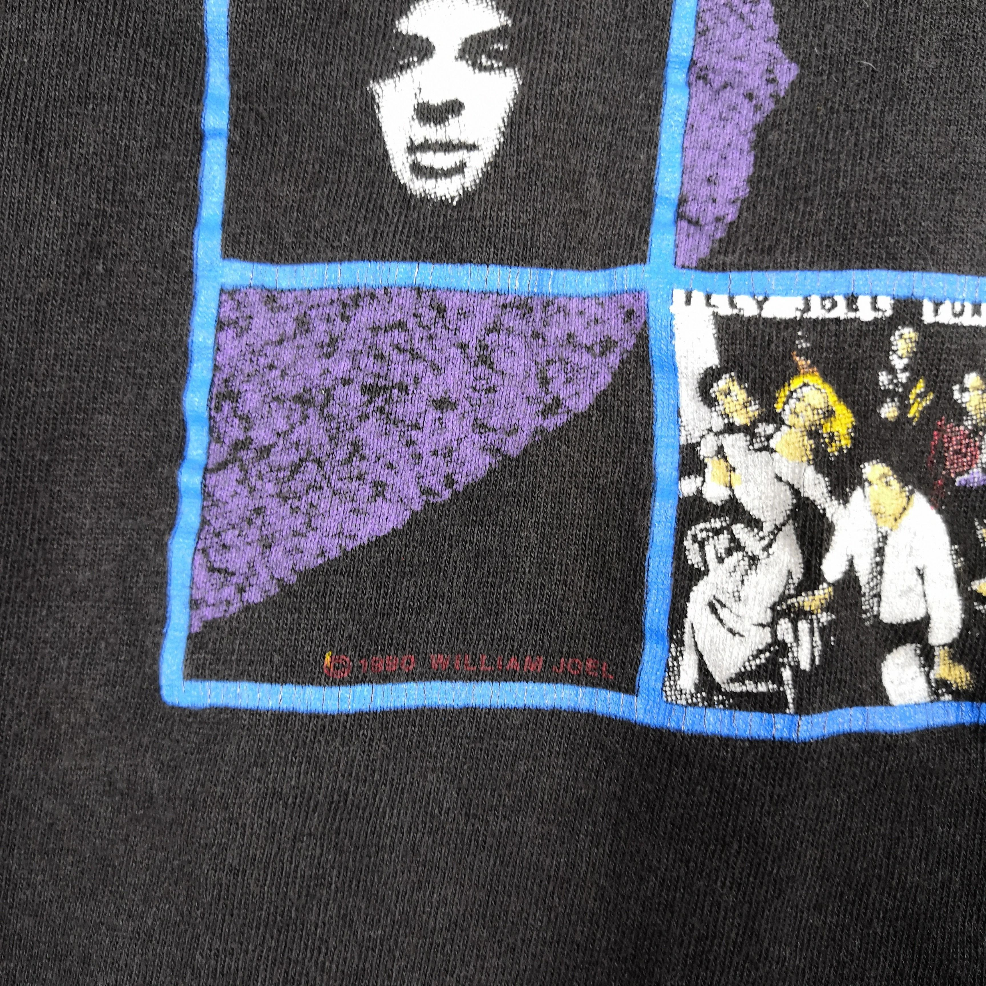 Band Tees × Vintage Vintage 90s Billy Joel T Shirt Store Front Tour Tees Size US M / EU 48-50 / 2 - 7 Thumbnail