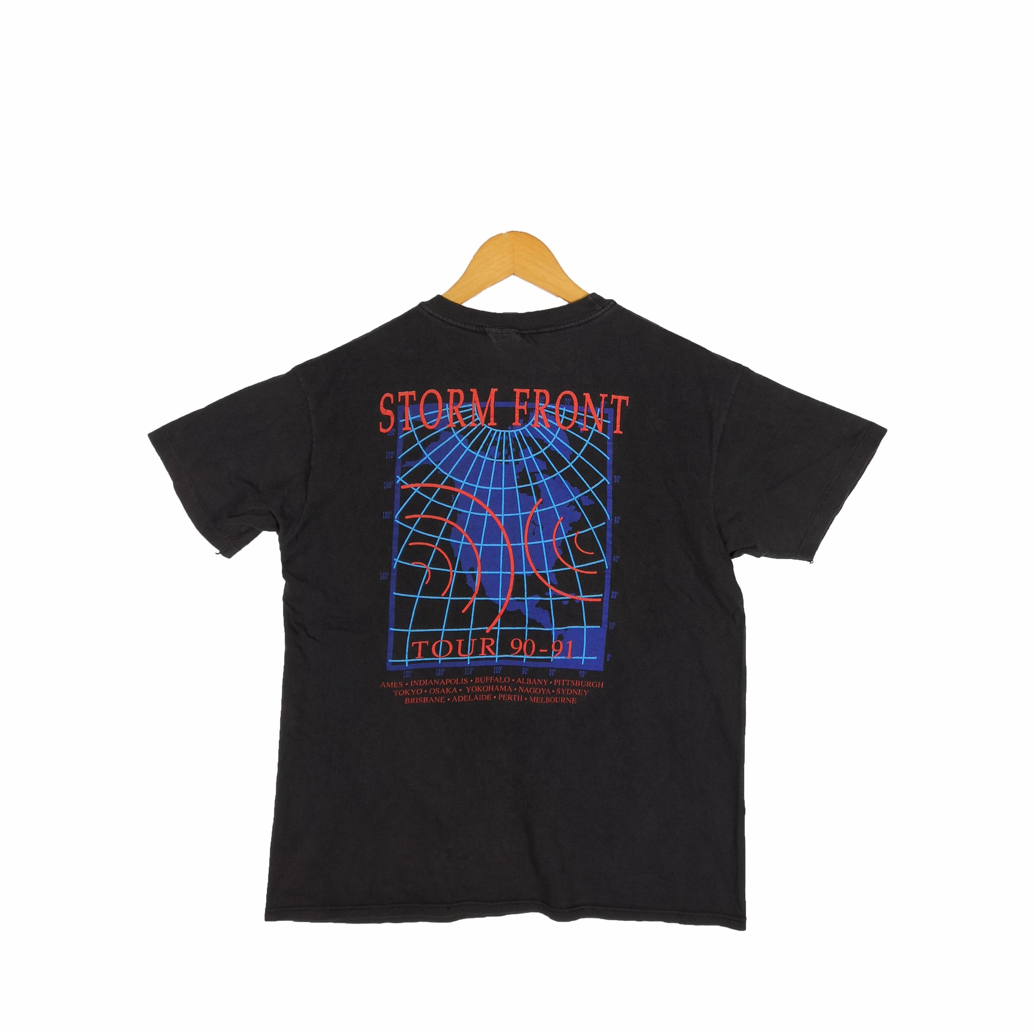Band Tees × Vintage Vintage 90s Billy Joel T Shirt Store Front Tour Tees Size US M / EU 48-50 / 2 - 2 Thumbnail