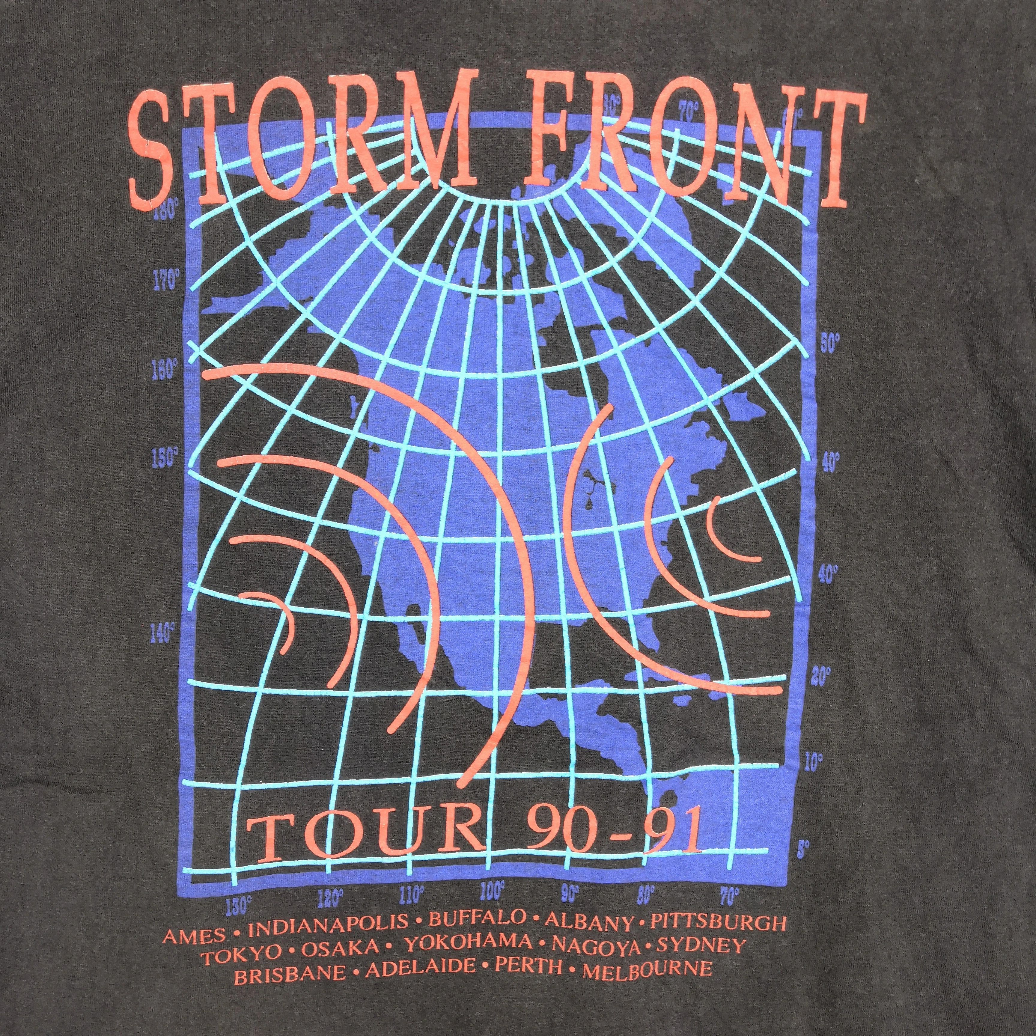 Band Tees × Vintage Vintage 90s Billy Joel T Shirt Store Front Tour Tees Size US M / EU 48-50 / 2 - 6 Thumbnail