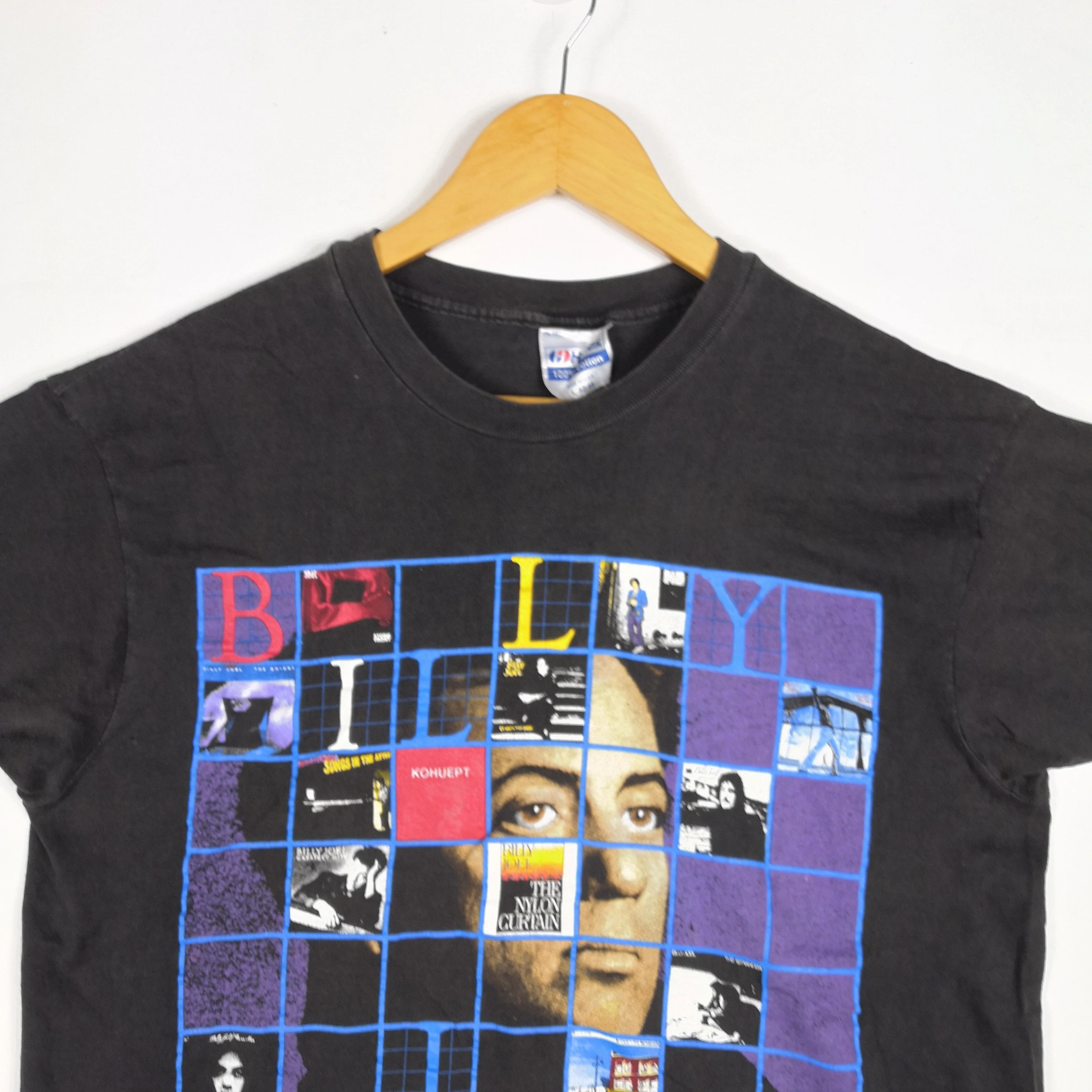 Band Tees × Vintage Vintage 90s Billy Joel T Shirt Store Front Tour Tees Size US M / EU 48-50 / 2 - 3 Thumbnail