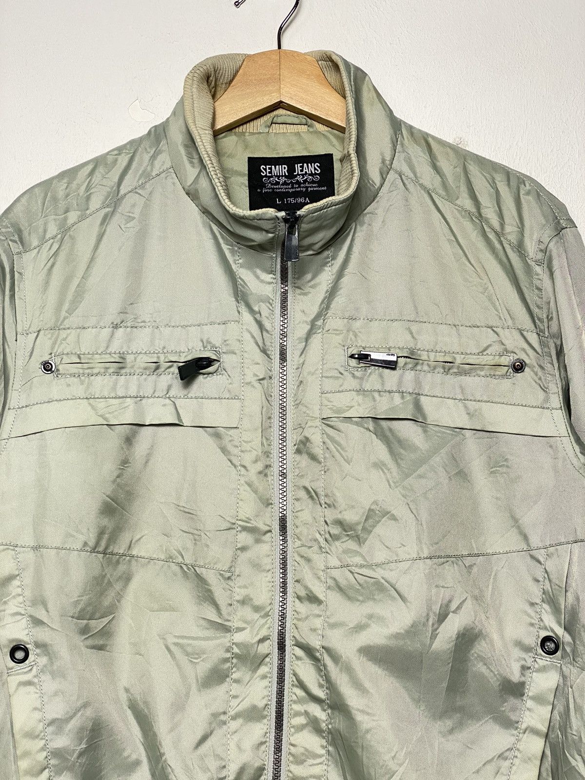 Japanese Brand Vintage Semir Jeans Tactical Multi Pocket Jacket Size US L / EU 52-54 / 3 - 2 Thumbnail