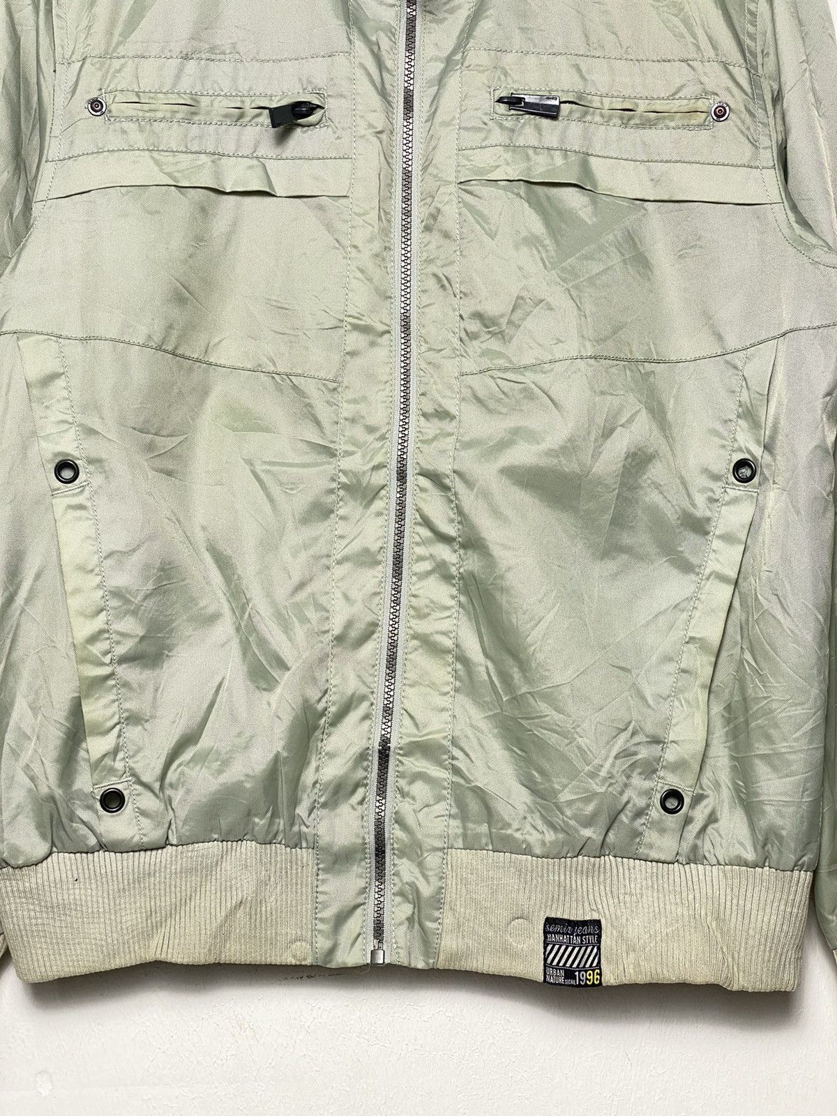 Japanese Brand Vintage Semir Jeans Tactical Multi Pocket Jacket Size US L / EU 52-54 / 3 - 3 Thumbnail