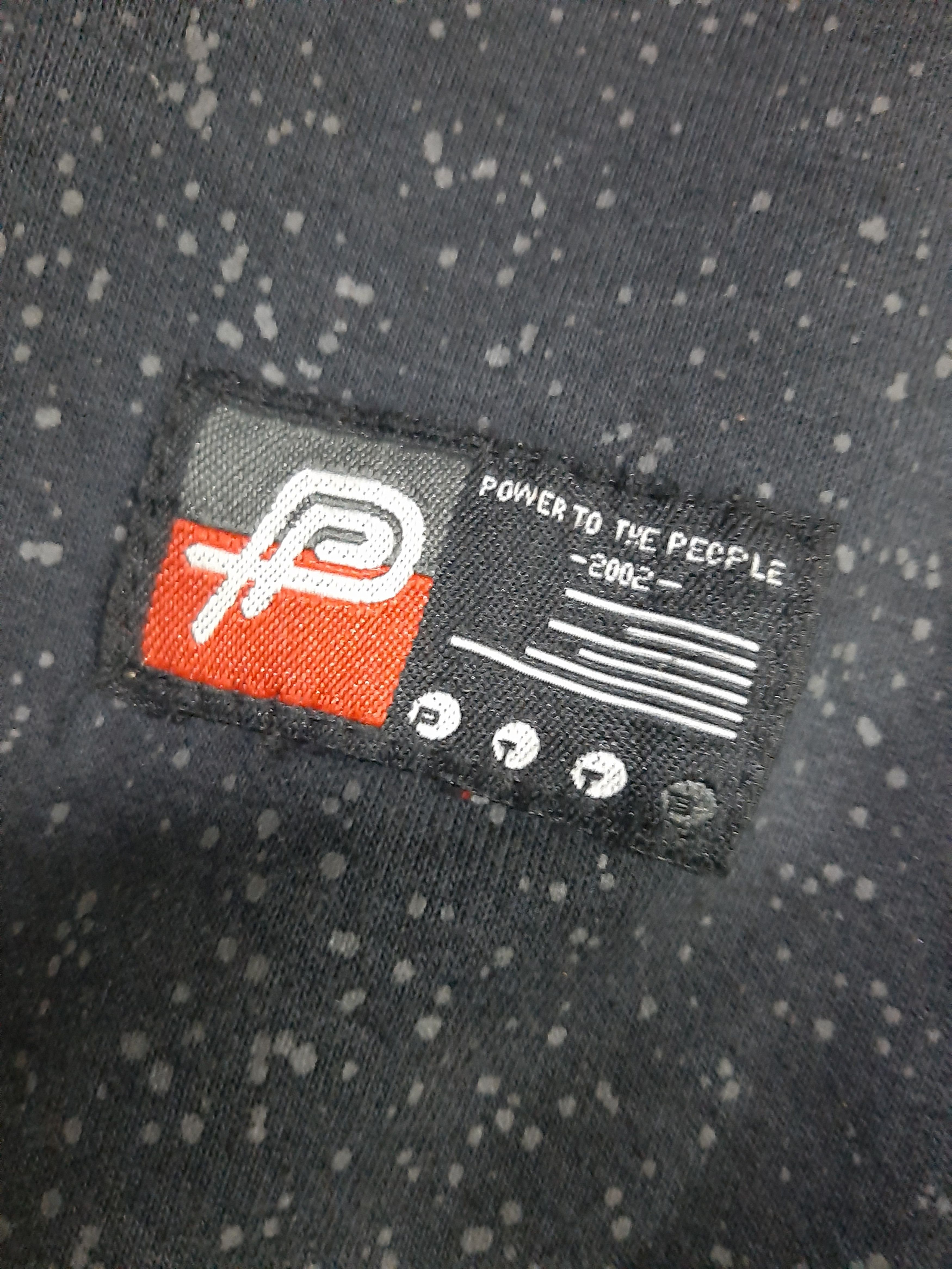 Japanese Brand VINTAGE EARLY 2K POWER TO THE PEOPLE ZIPER HOODED BAPE LOGO Size US L / EU 52-54 / 3 - 5 Thumbnail