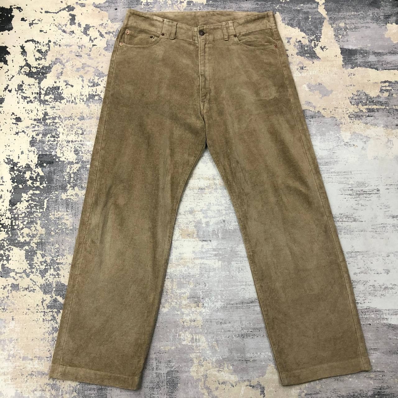 Japanese Brand P195 BARTACK U&CO JAPAN CORDUROY JEANs Size US 37 - 1 Thumbnail