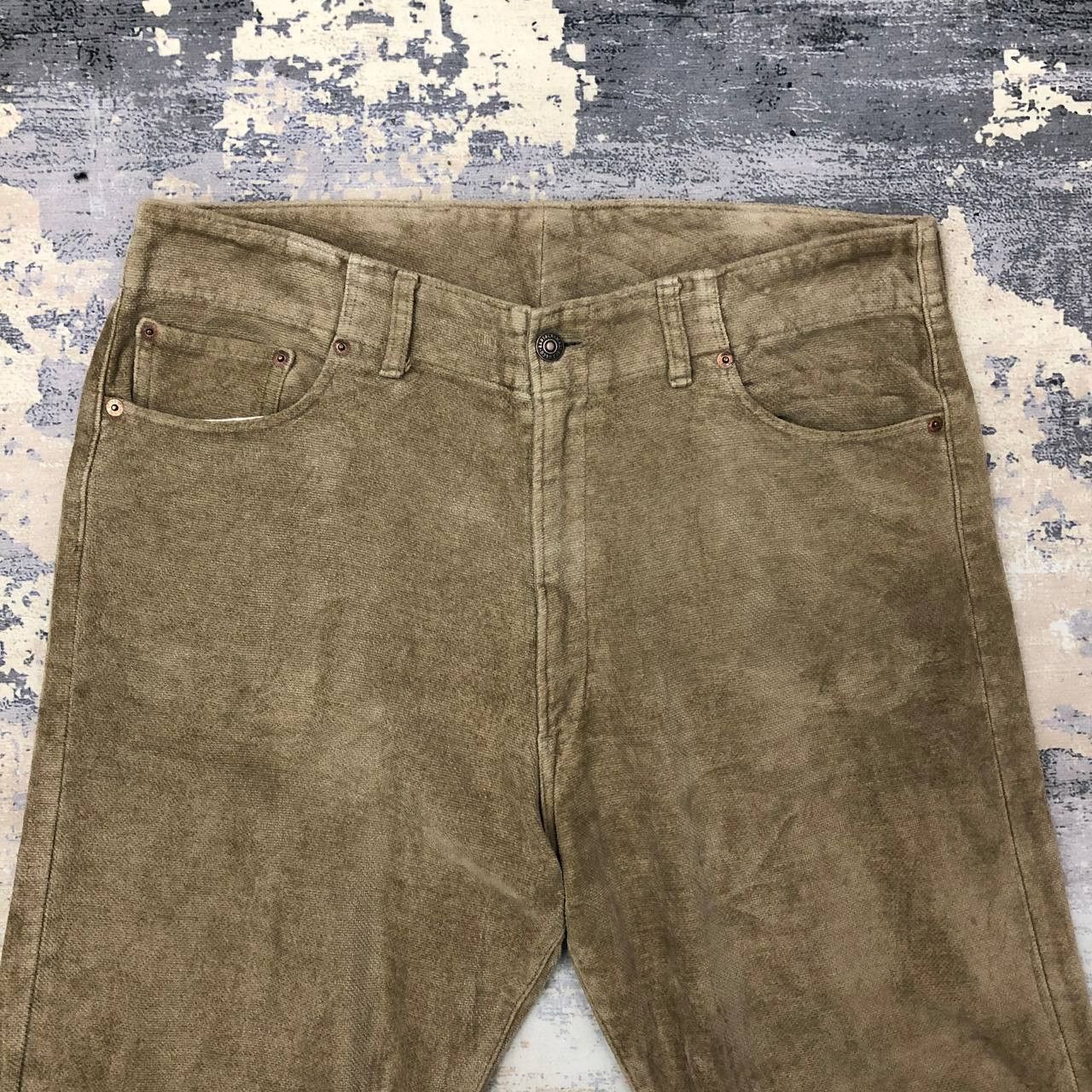 Japanese Brand P195 BARTACK U&CO JAPAN CORDUROY JEANs Size US 37 - 3 Thumbnail