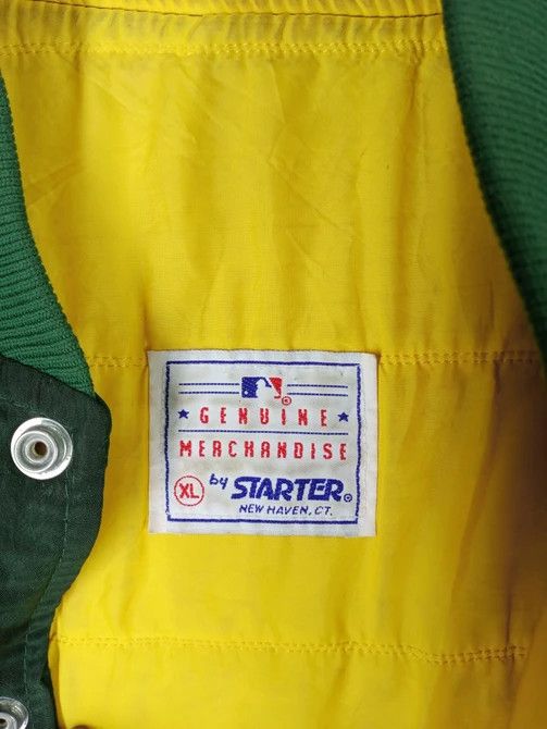 MLB Vintage 90s Oakland Athletics MLB Stater Varsity Jacket Size US XL / EU 56 / 4 - 8 Thumbnail