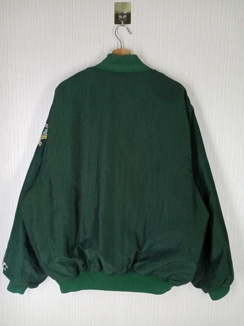 MLB Vintage 90s Oakland Athletics MLB Stater Varsity Jacket Size US XL / EU 56 / 4 - 5 Thumbnail