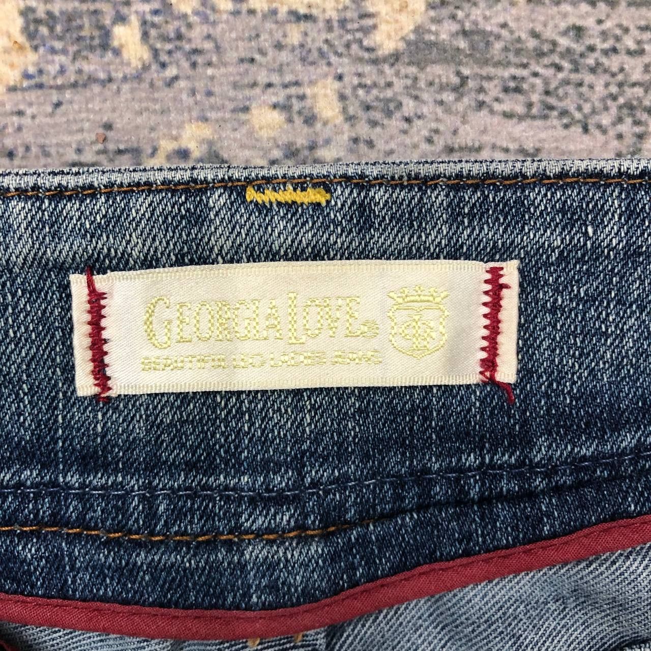 Japanese Brand P194 JAPAN GEORGIA LOVE FLARED JEANS Size 30" / US 8 / IT 44 - 5 Thumbnail