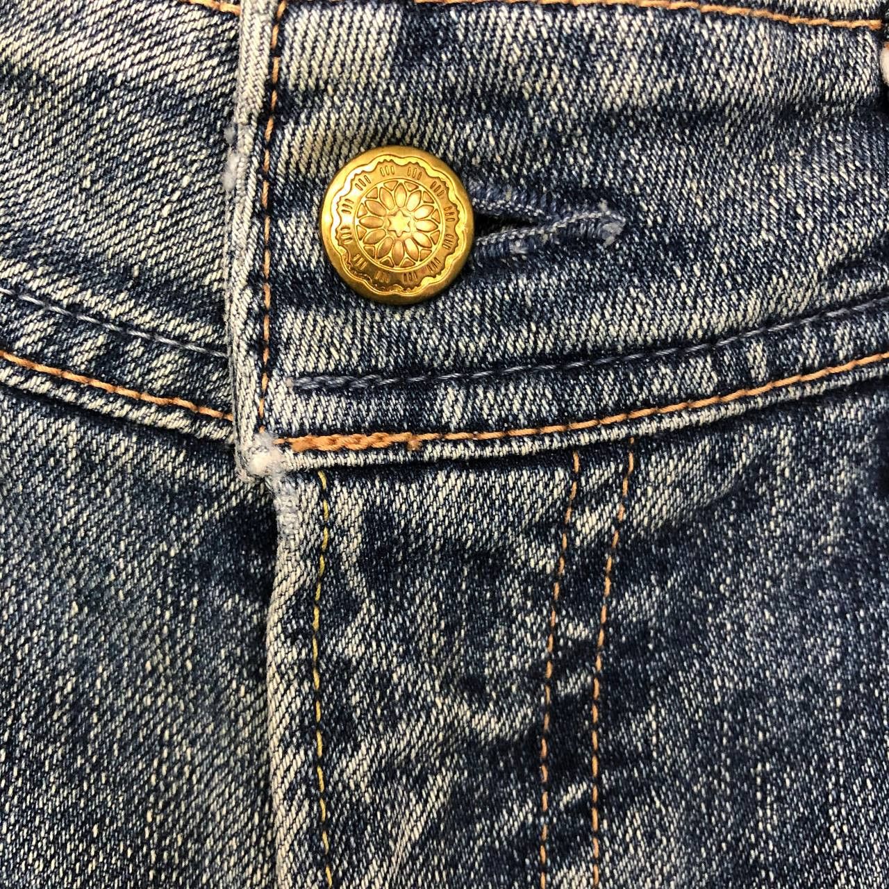 Japanese Brand P194 JAPAN GEORGIA LOVE FLARED JEANS Size 30" / US 8 / IT 44 - 6 Thumbnail