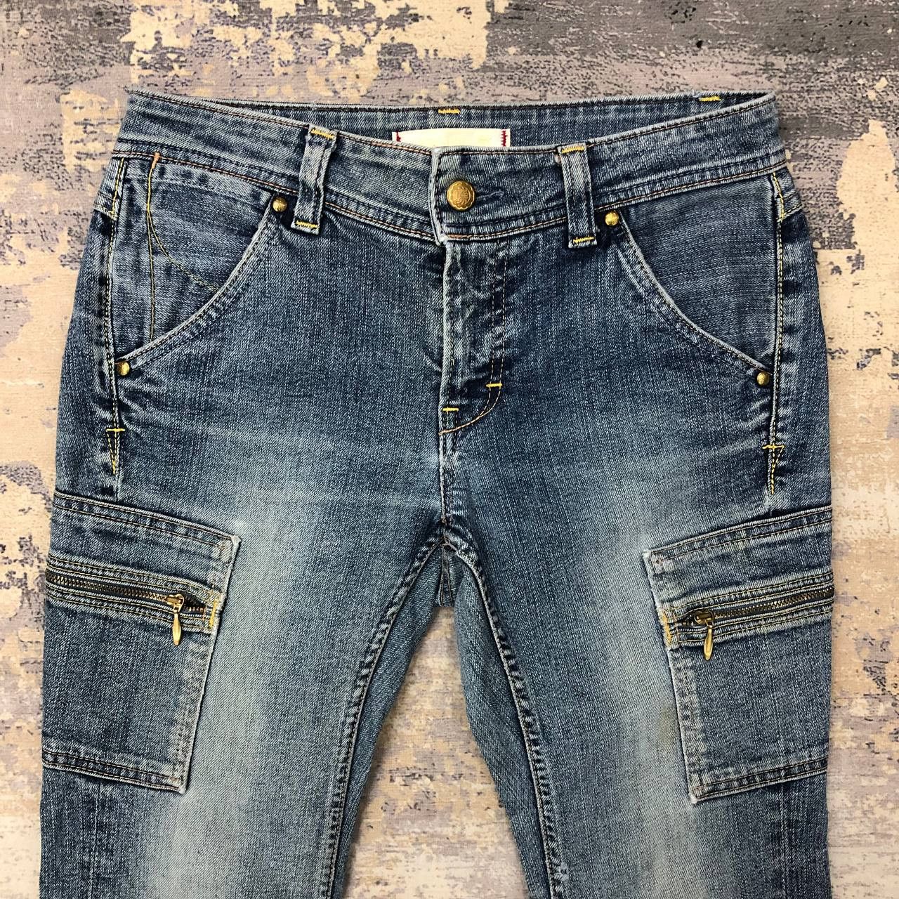 Japanese Brand P194 JAPAN GEORGIA LOVE FLARED JEANS Size 30" / US 8 / IT 44 - 3 Thumbnail