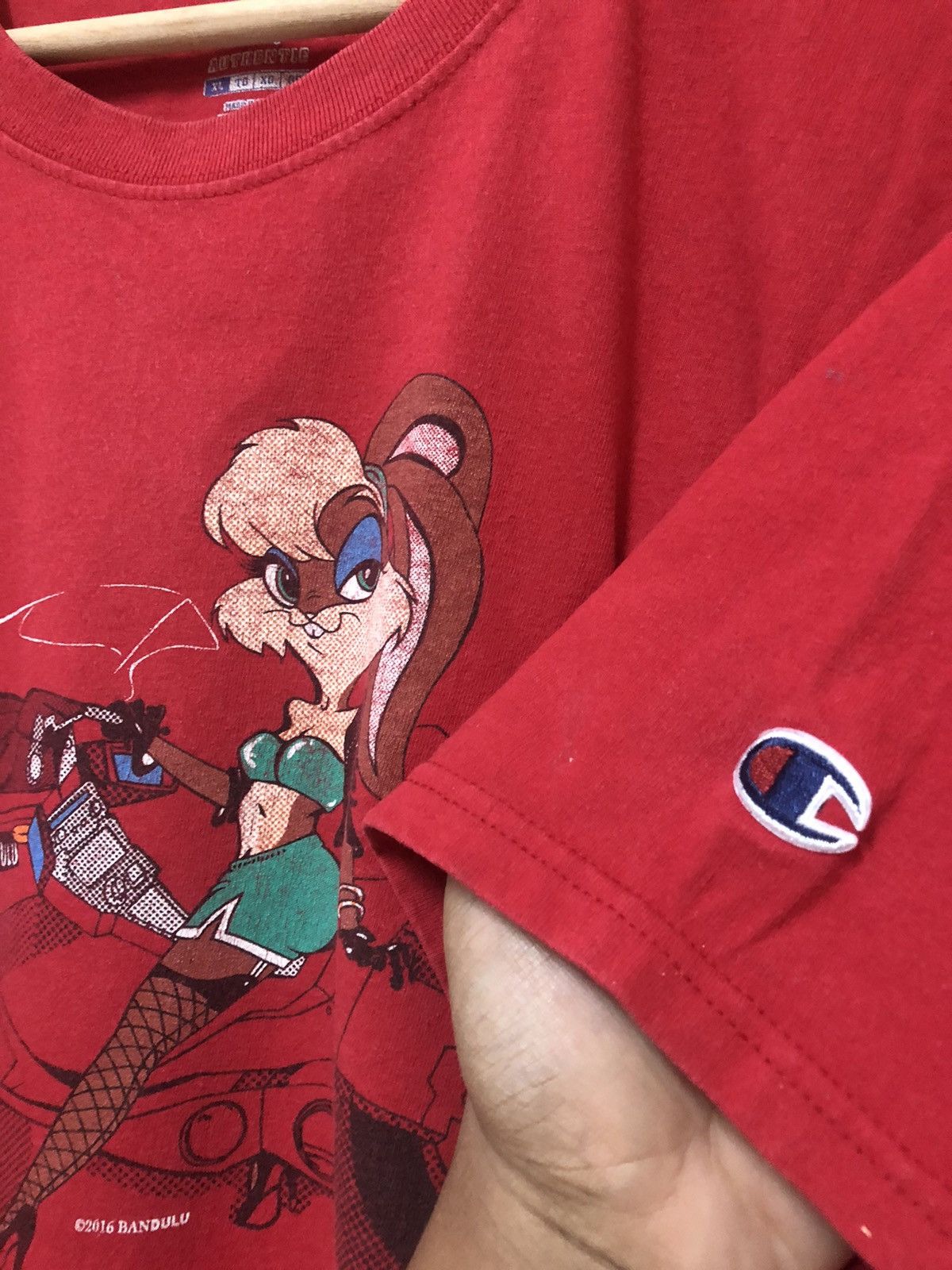 Bandulu × Champion Bandulu X Champion Parody Akira Streetwear Rare Tee Shirt Size US XL / EU 56 / 4 - 6 Thumbnail