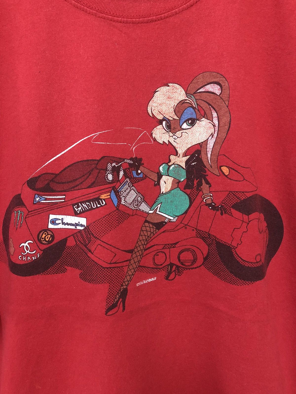 Bandulu × Champion Bandulu X Champion Parody Akira Streetwear Rare Tee Shirt Size US XL / EU 56 / 4 - 2 Thumbnail