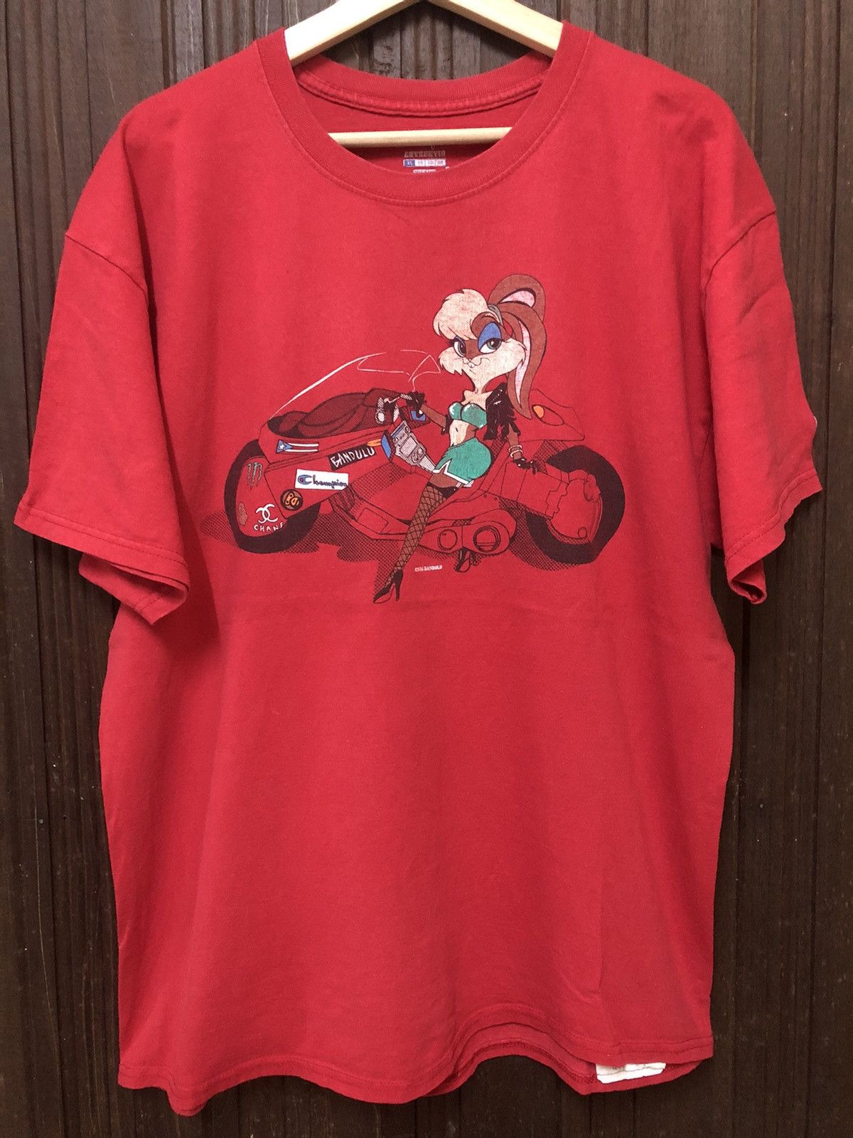 Bandulu × Champion Bandulu X Champion Parody Akira Streetwear Rare Tee Shirt Size US XL / EU 56 / 4 - 1 Thumbnail