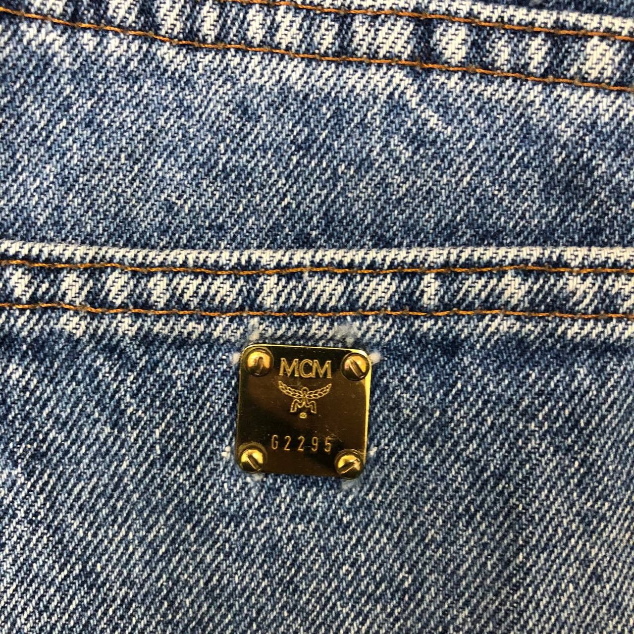 MCM P193 VTG JEAN DE LUXE x MCM High waist JEANS Size 28" / US 6 / IT 42 - 10 Thumbnail