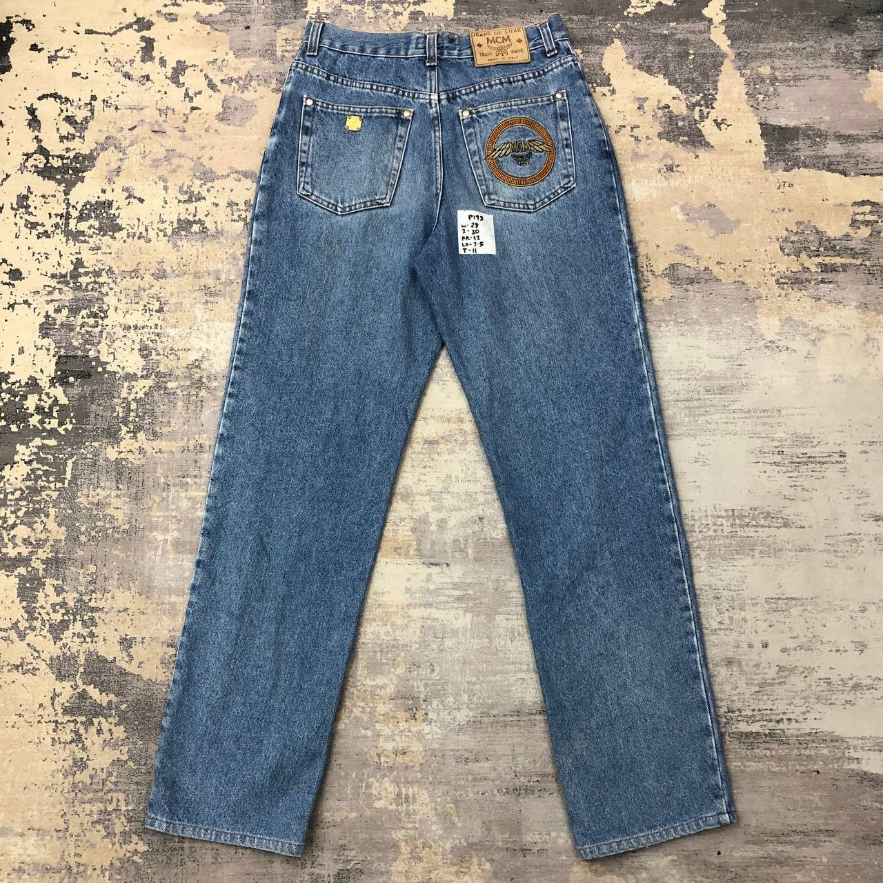 MCM P193 VTG JEAN DE LUXE x MCM High waist JEANS Size 28" / US 6 / IT 42 - 1 Thumbnail
