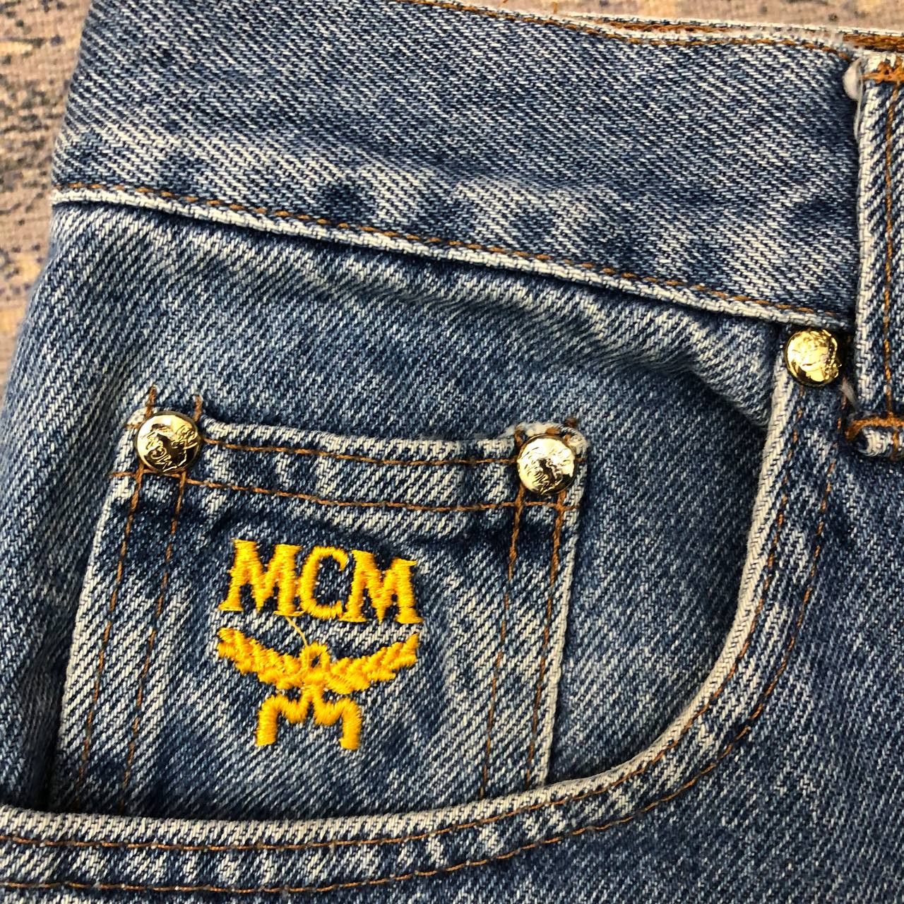 MCM P193 VTG JEAN DE LUXE x MCM High waist JEANS Size 28" / US 6 / IT 42 - 7 Thumbnail