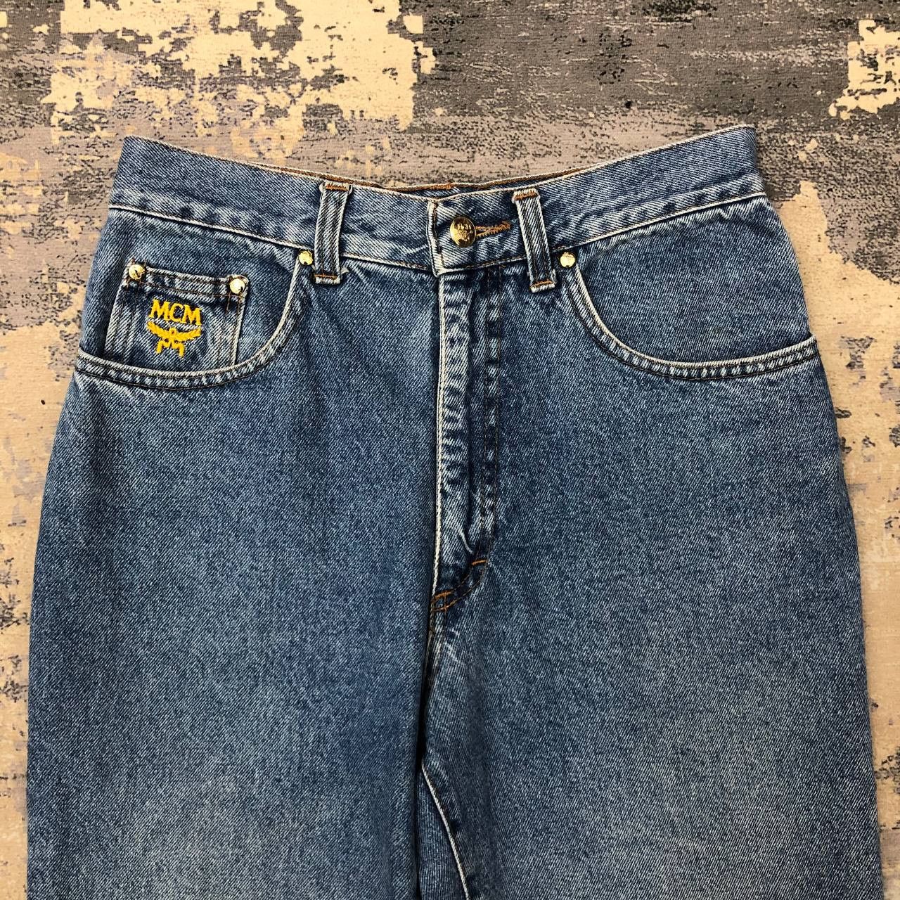 MCM P193 VTG JEAN DE LUXE x MCM High waist JEANS Size 28" / US 6 / IT 42 - 3 Thumbnail