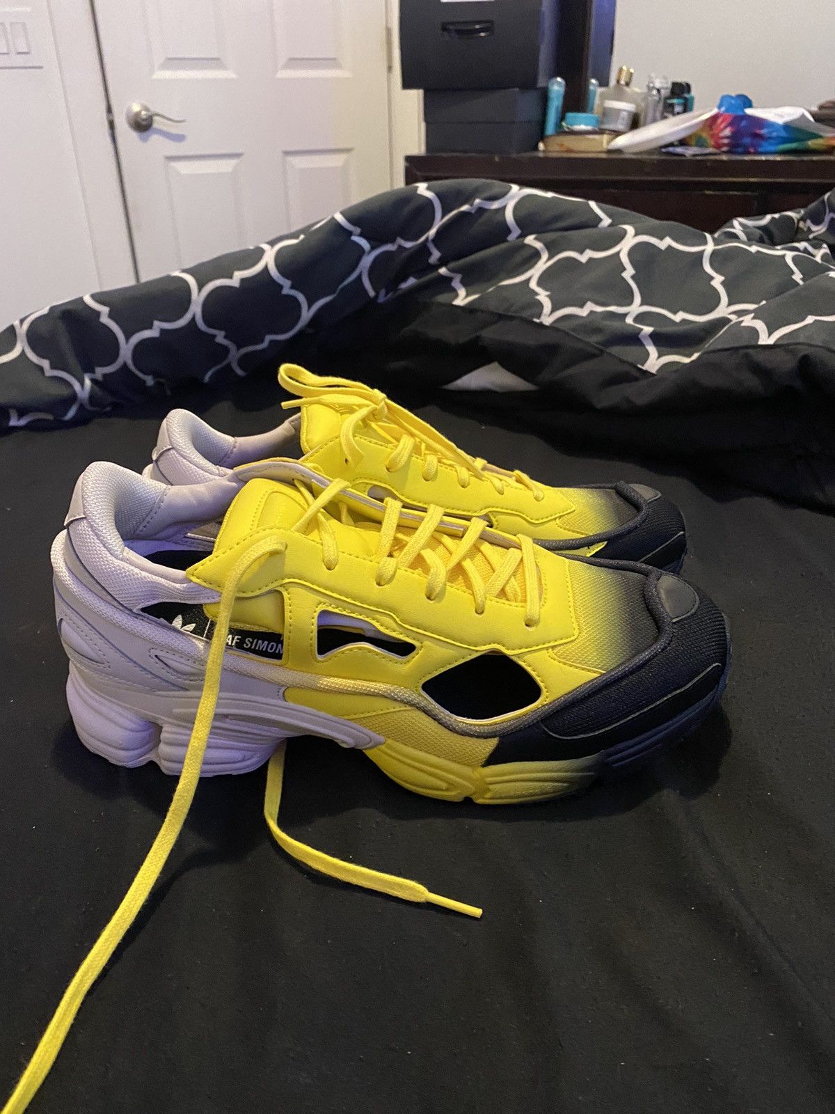 image of Raf Simons X Ozweego Replicant Beige Yellow 2019 Shoes, Men's (Size 10)