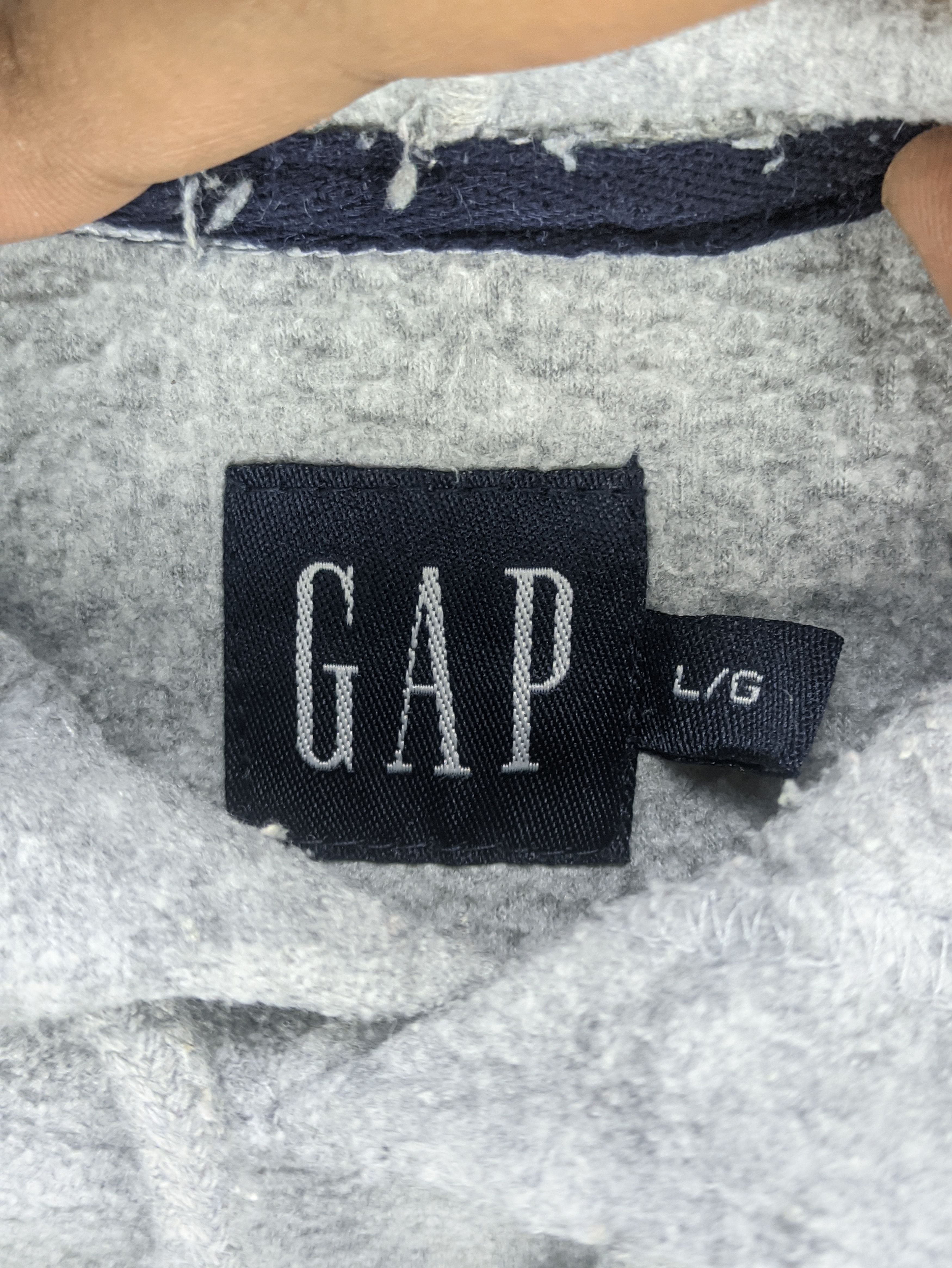 Gap Steals🔥Vintage Gap Fleece Hoodie Pullover Size US L / EU 52-54 / 3 - 3 Thumbnail