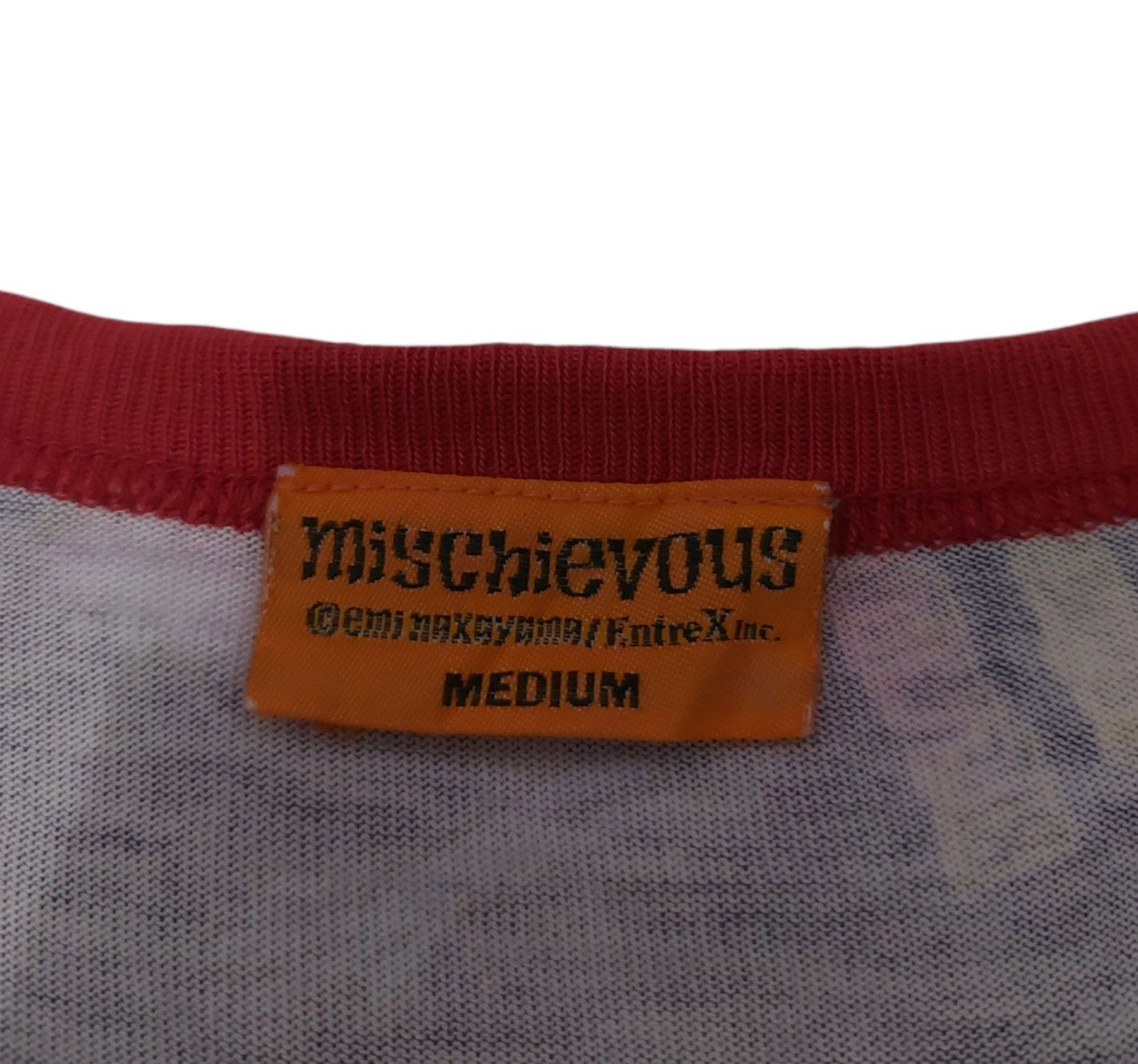 Japanese Brand RARE! VTG MISCHIVEOUS JAPAN PUNK OVERALL PRINT RAGLAN Size US M / EU 48-50 / 2 - 7 Thumbnail