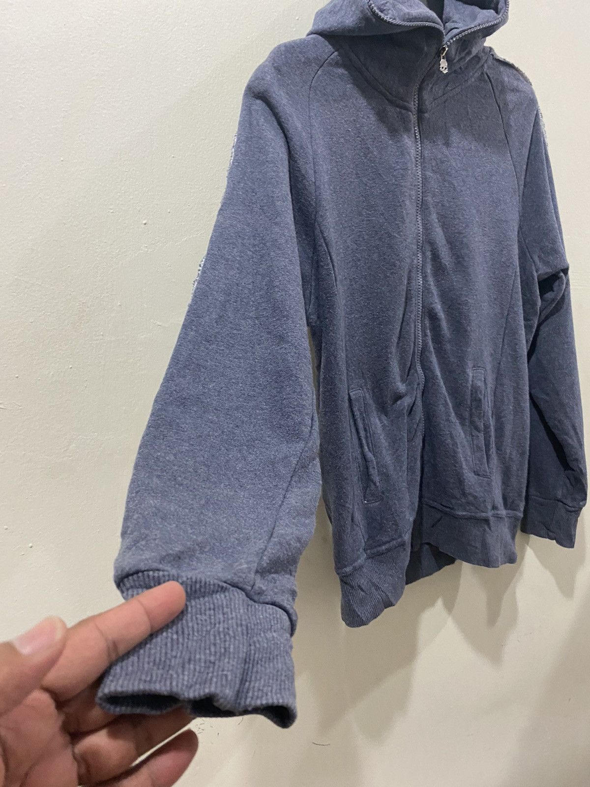 HYDROGEN Distressed Hydrogen Skeleton Hoodie Size US S / EU 44-46 / 1 - 5 Thumbnail