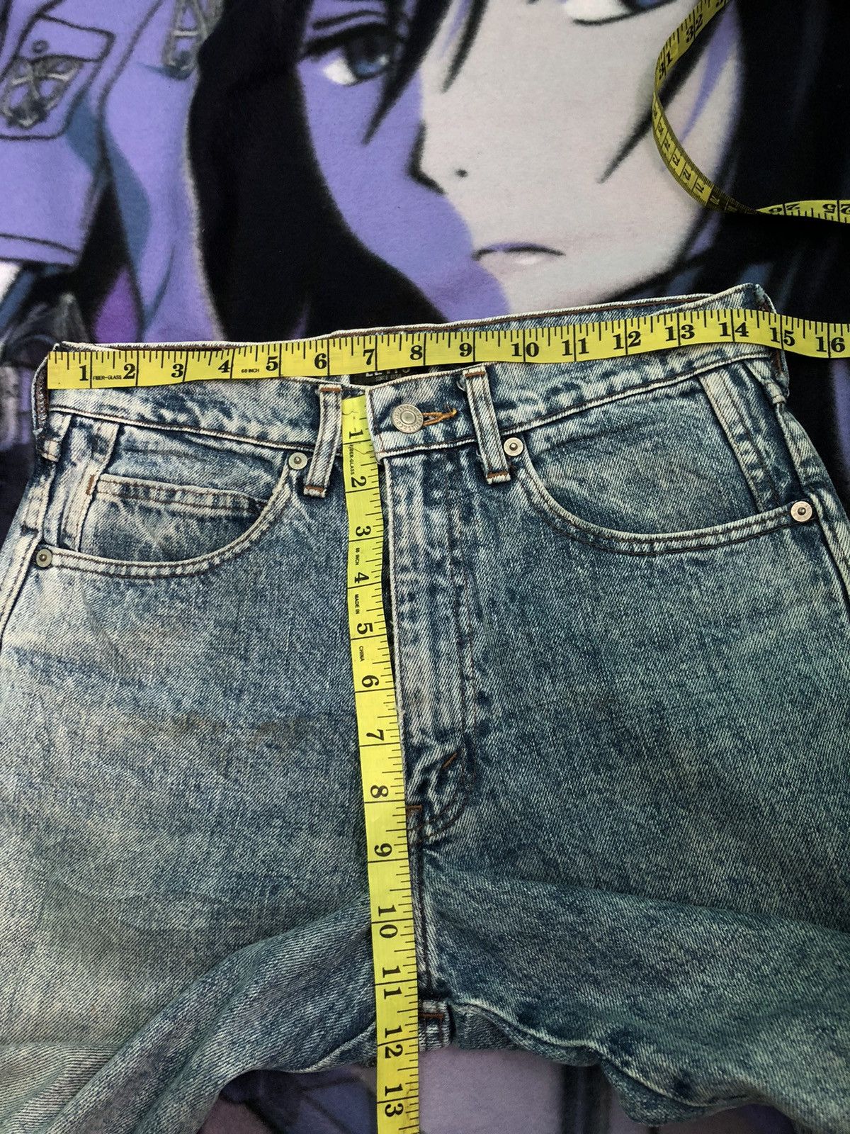 Levi's Vintage Clothing × Vintage VINTAGE 90s LEVIS STONE WASH BLACK TAB BIG E DENIM JEANS Size US 29 - 11 Thumbnail