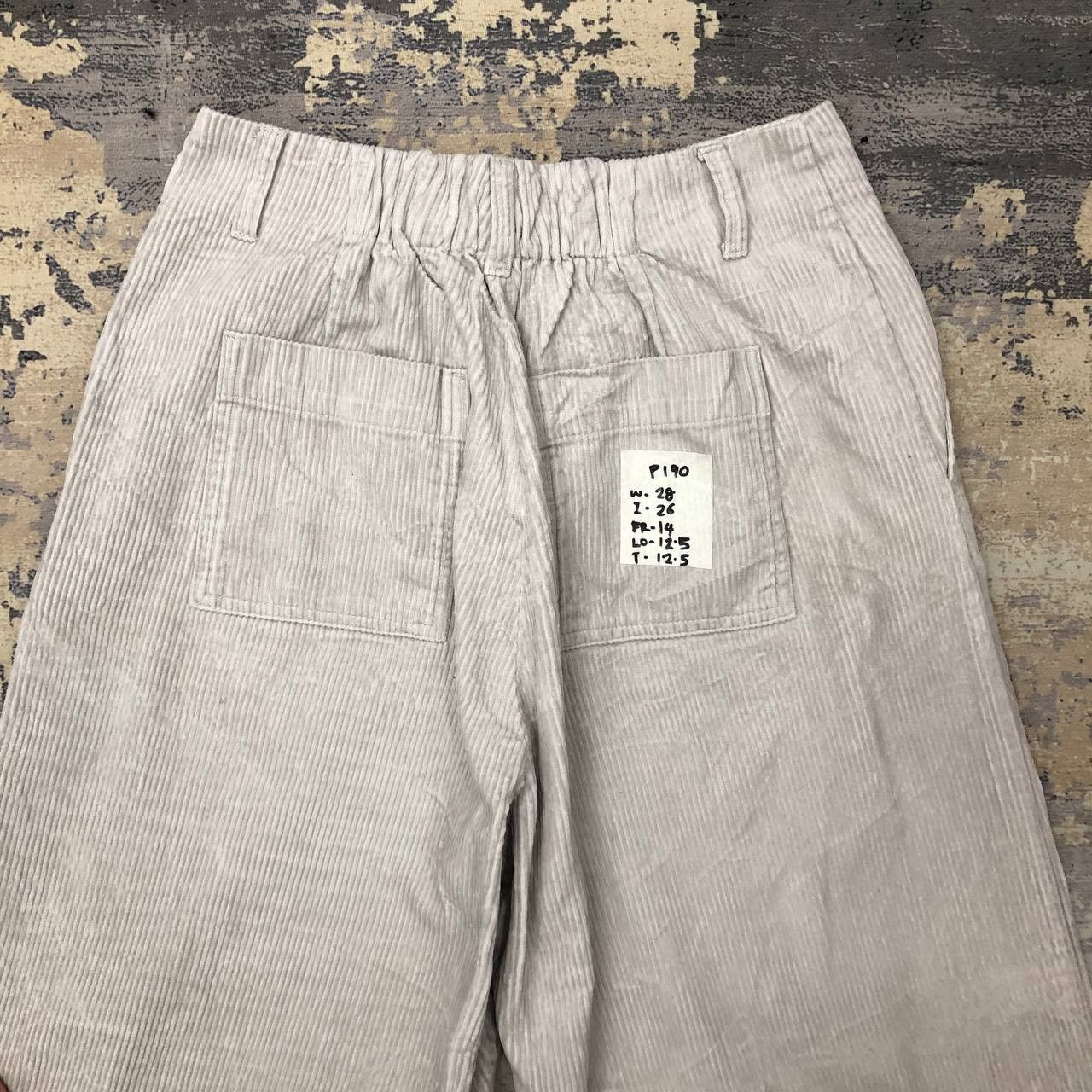 Global Work × Japanese Brand P190 GLOBAL WORK CORDUROY FLARED BAGGY PANTS Size 28" / US 6 / IT 42 - 4 Thumbnail