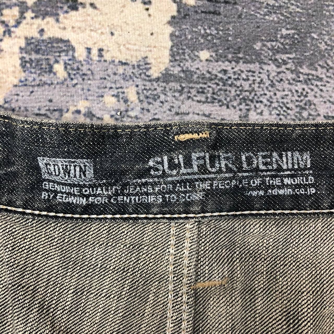 Edwin P176 VTG EDWIN DISTRESSED WORKWEAR DENIM Size US 34 / EU 50 - 6 Thumbnail