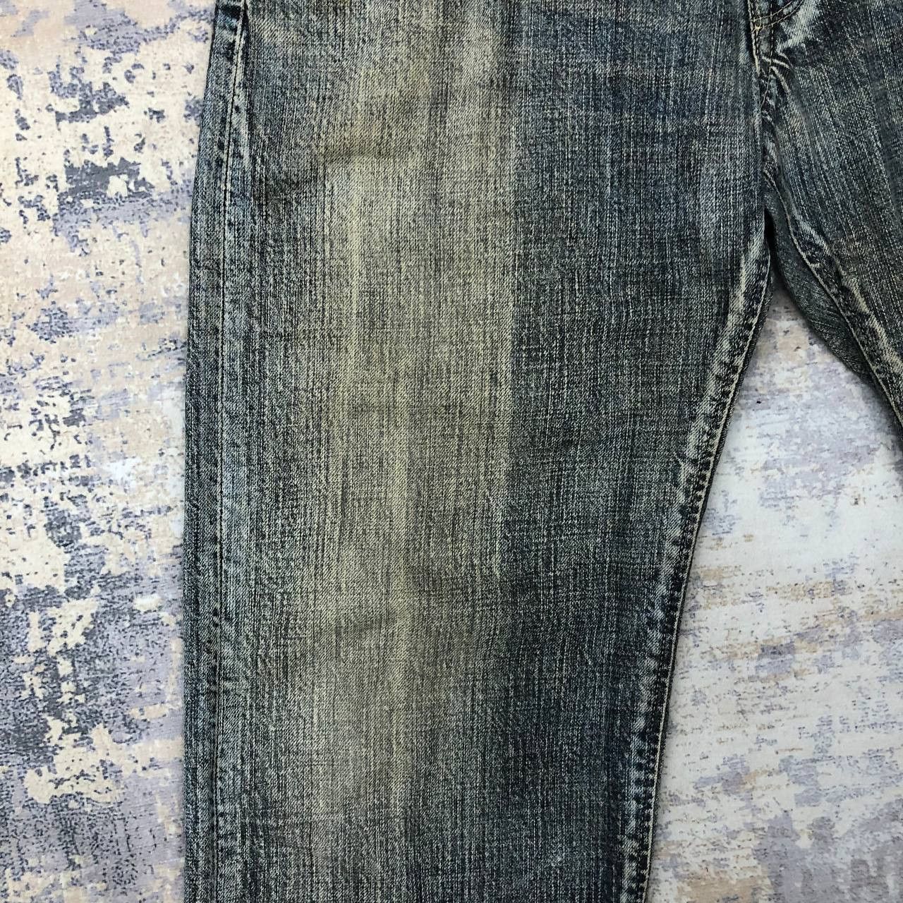 Edwin P176 VTG EDWIN DISTRESSED WORKWEAR DENIM Size US 34 / EU 50 - 10 Thumbnail