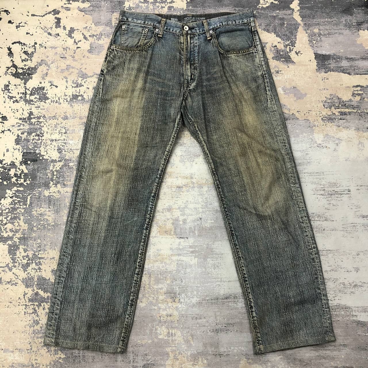 Edwin P176 VTG EDWIN DISTRESSED WORKWEAR DENIM Size US 34 / EU 50 - 1 Thumbnail