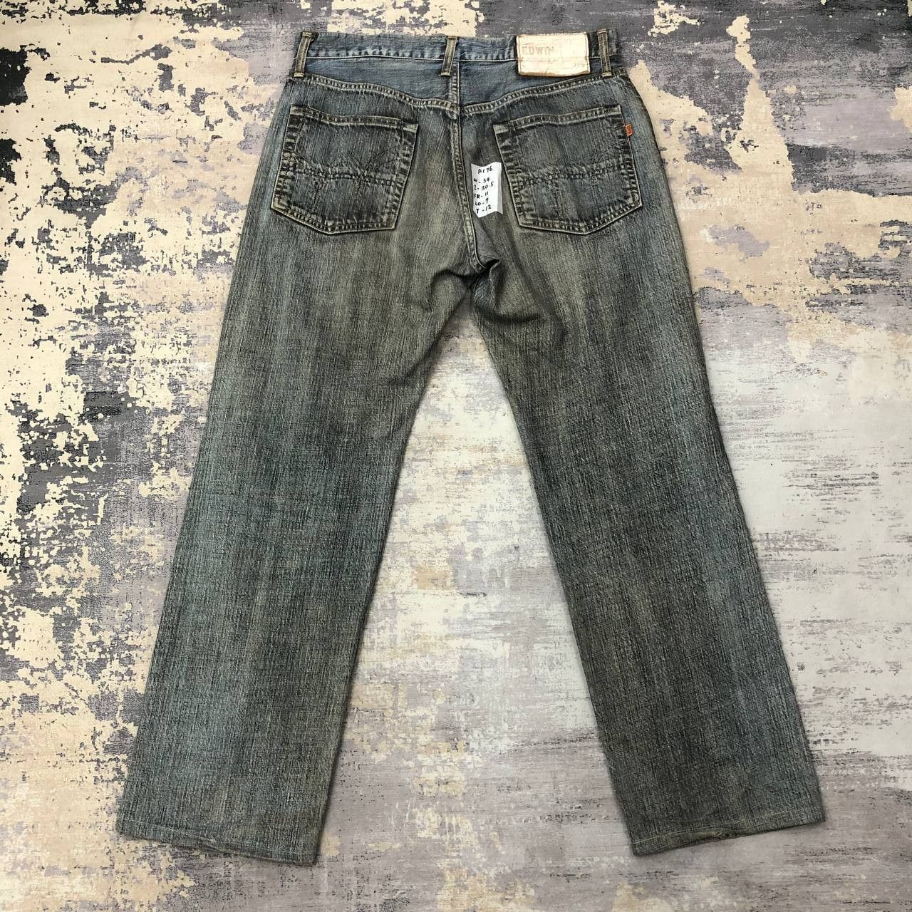 Edwin P176 VTG EDWIN DISTRESSED WORKWEAR DENIM Size US 34 / EU 50 - 2 Thumbnail