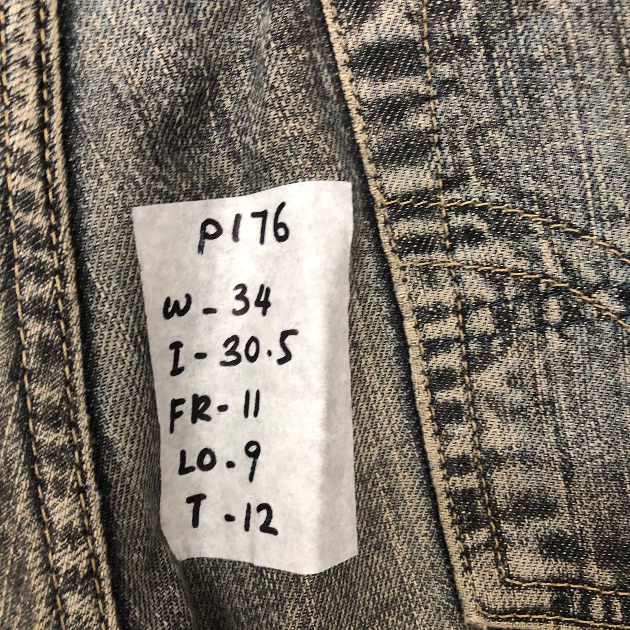 Edwin P176 VTG EDWIN DISTRESSED WORKWEAR DENIM Size US 34 / EU 50 - 14 Thumbnail
