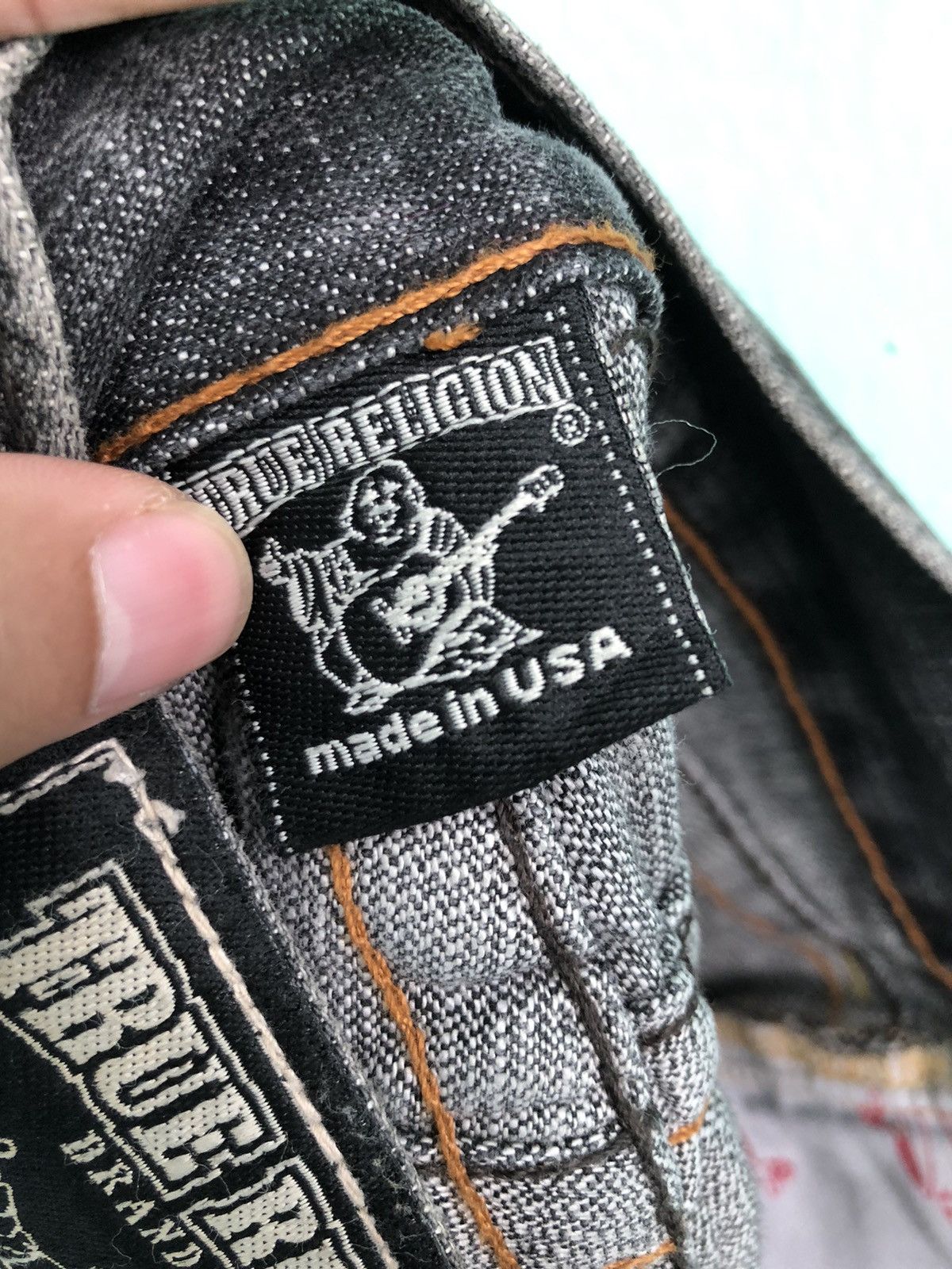 True Religion × Vintage VINTAGE TRUE RELIGION JOEY SHORT DISTRESSED DENIM JEANS Size US 31 - 7 Thumbnail