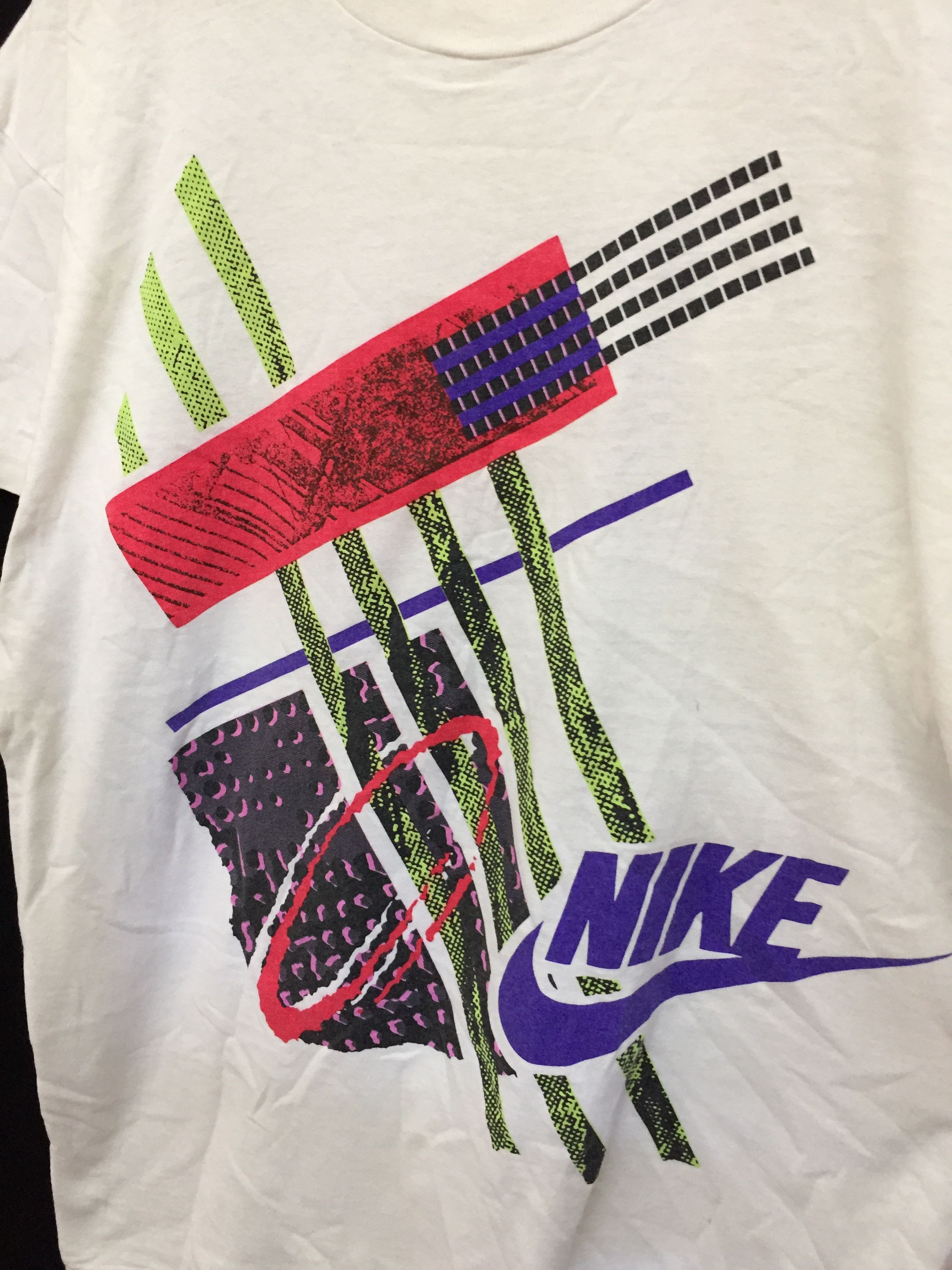 Nike × Vintage 80's NIKE Gray tag challenge court Agassi tee Size US L / EU 52-54 / 3 - 5 Thumbnail
