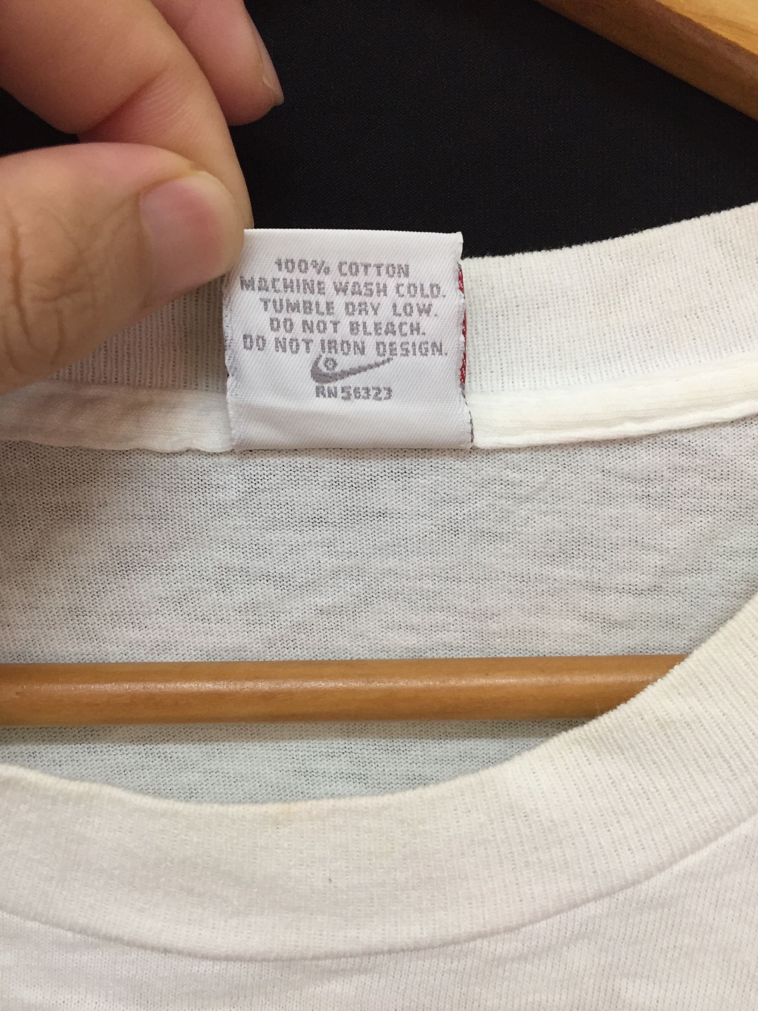 Nike × Vintage 80's NIKE Gray tag challenge court Agassi tee Size US L / EU 52-54 / 3 - 10 Thumbnail